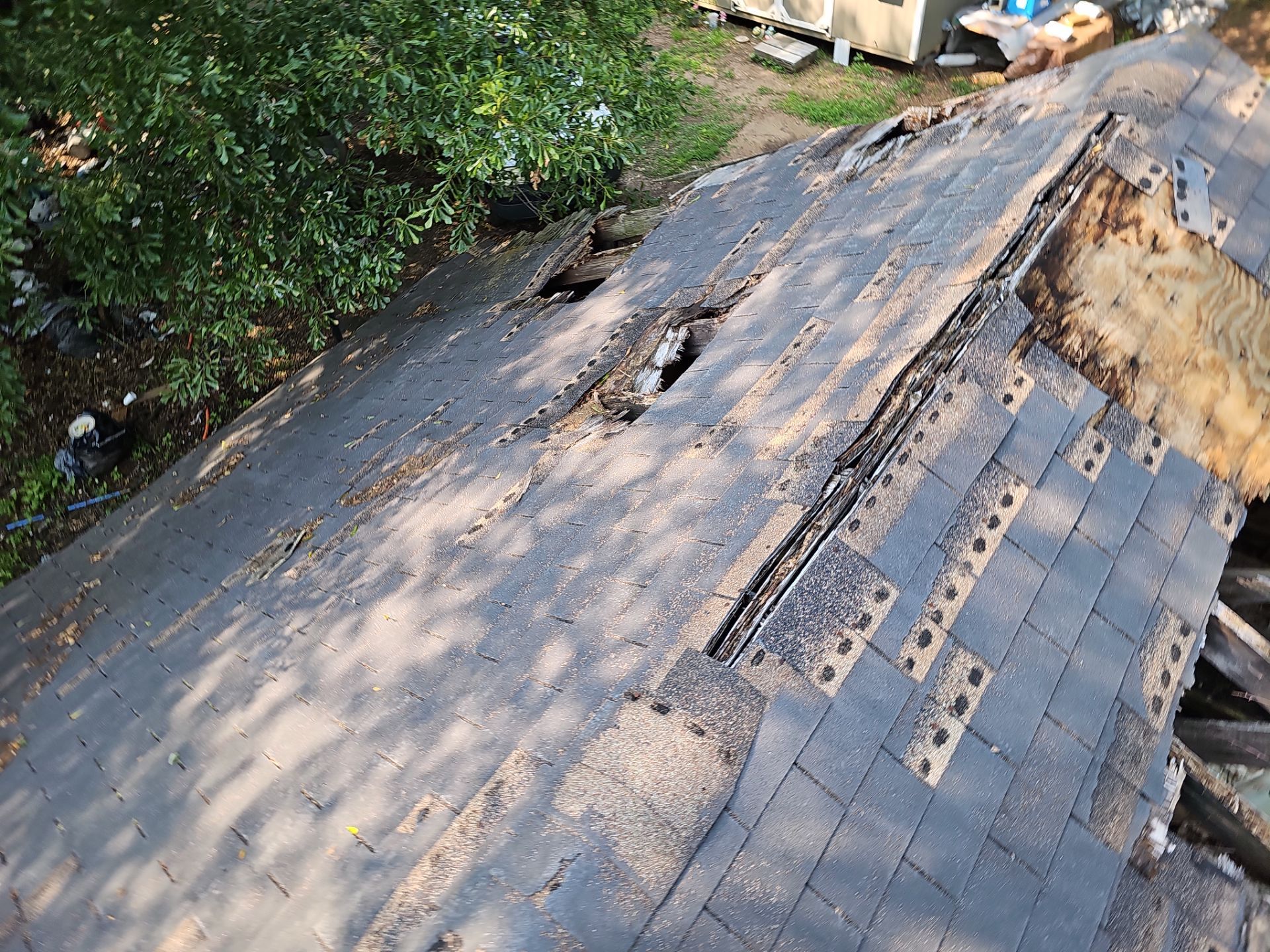 Syler roofing job by BROCK BUILDERS