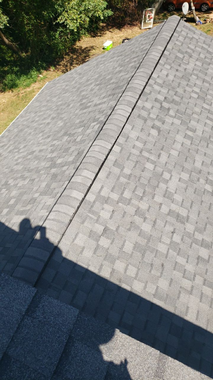 Marshall Roofing Project - Landmark Pro Max Def Pewterwood Designer Shingles by RM Banning, Inc.