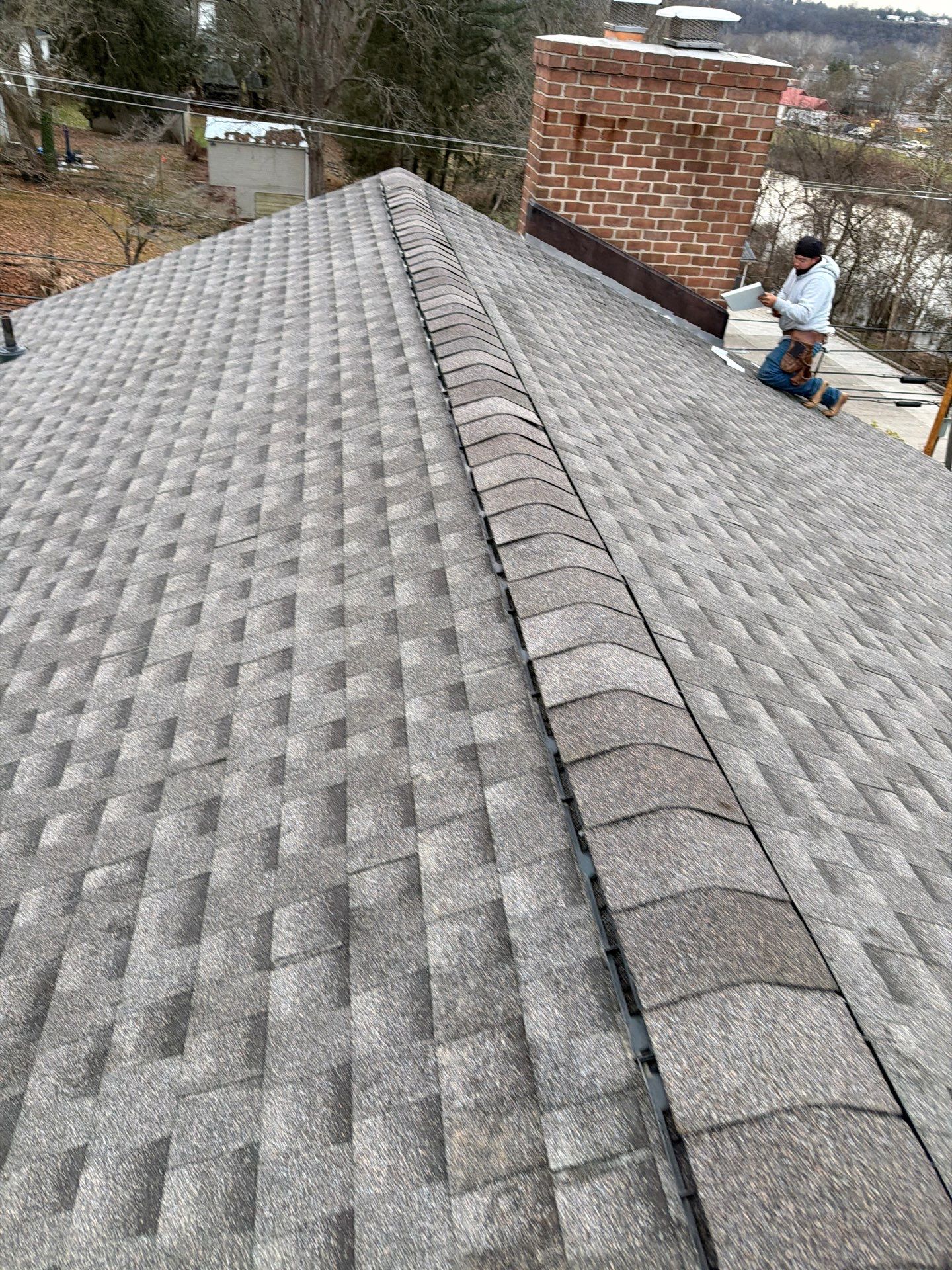 Residential Roofing Installation using GAF Timberline HDZ Mission Brown by Rainstoppers Roofing