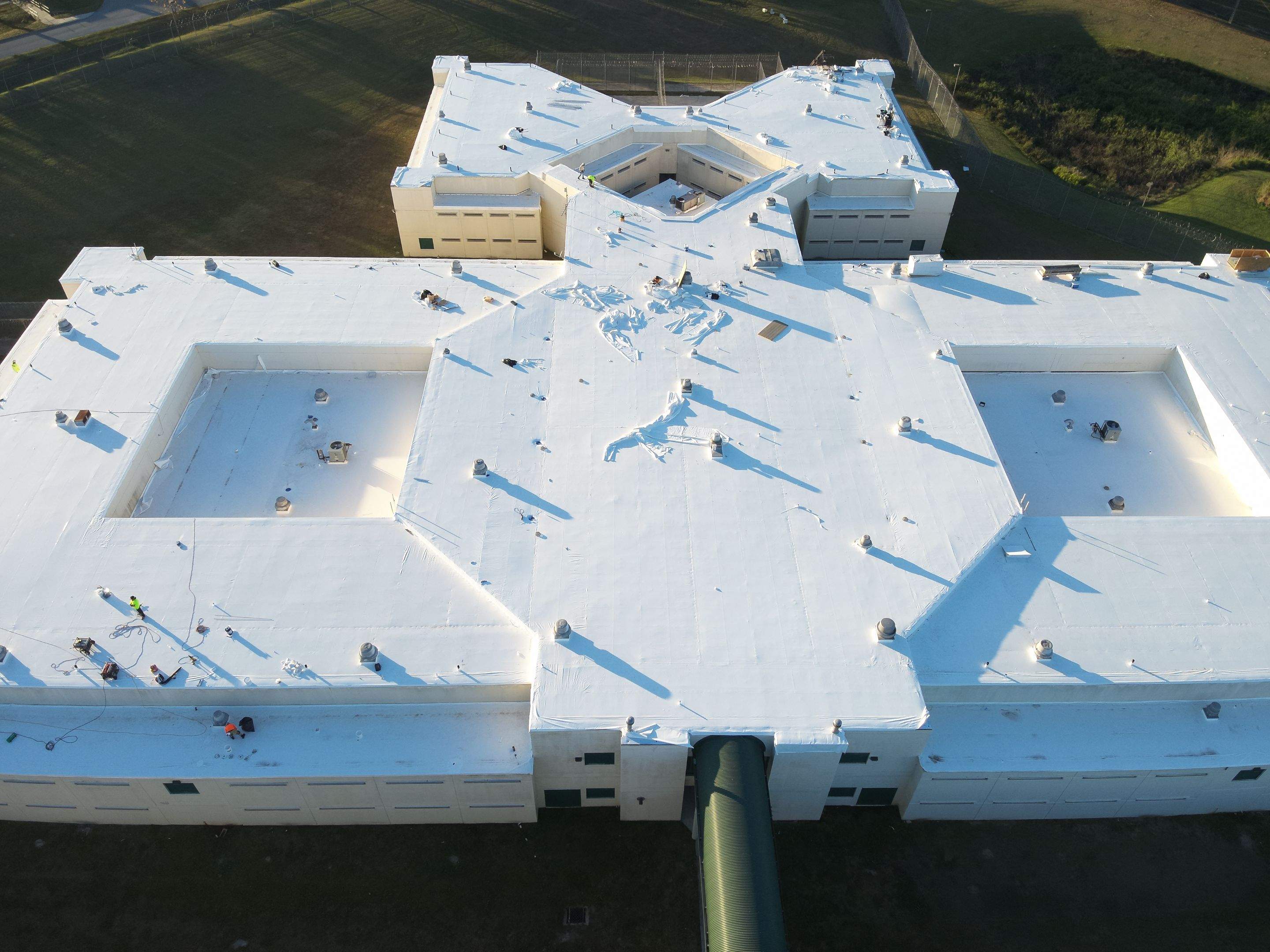 Polk County Jail - Roof Replacement by 1st Class Roofing, Inc.