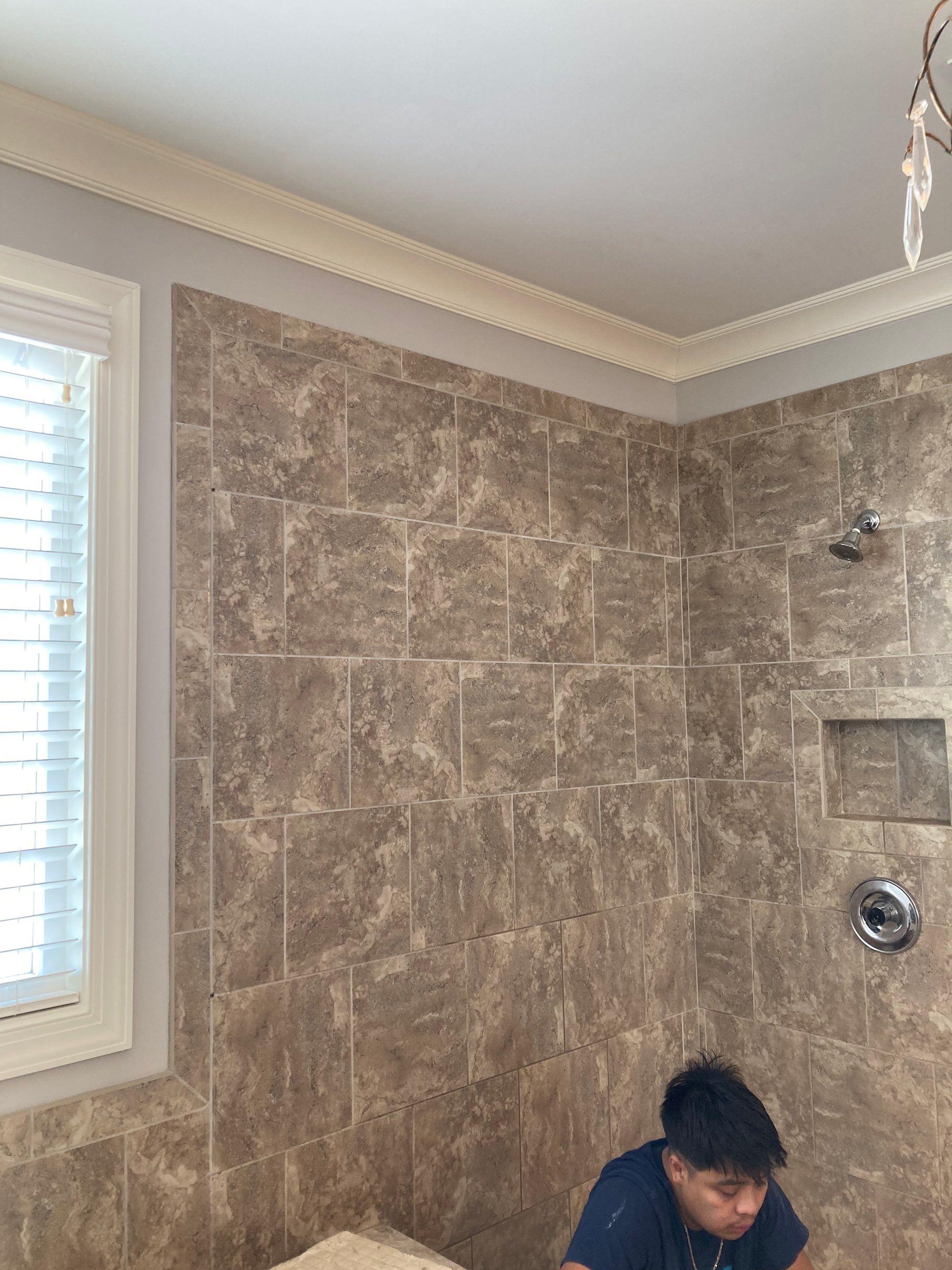 Tile Bath Remodel by Footprints Floors of Nashville