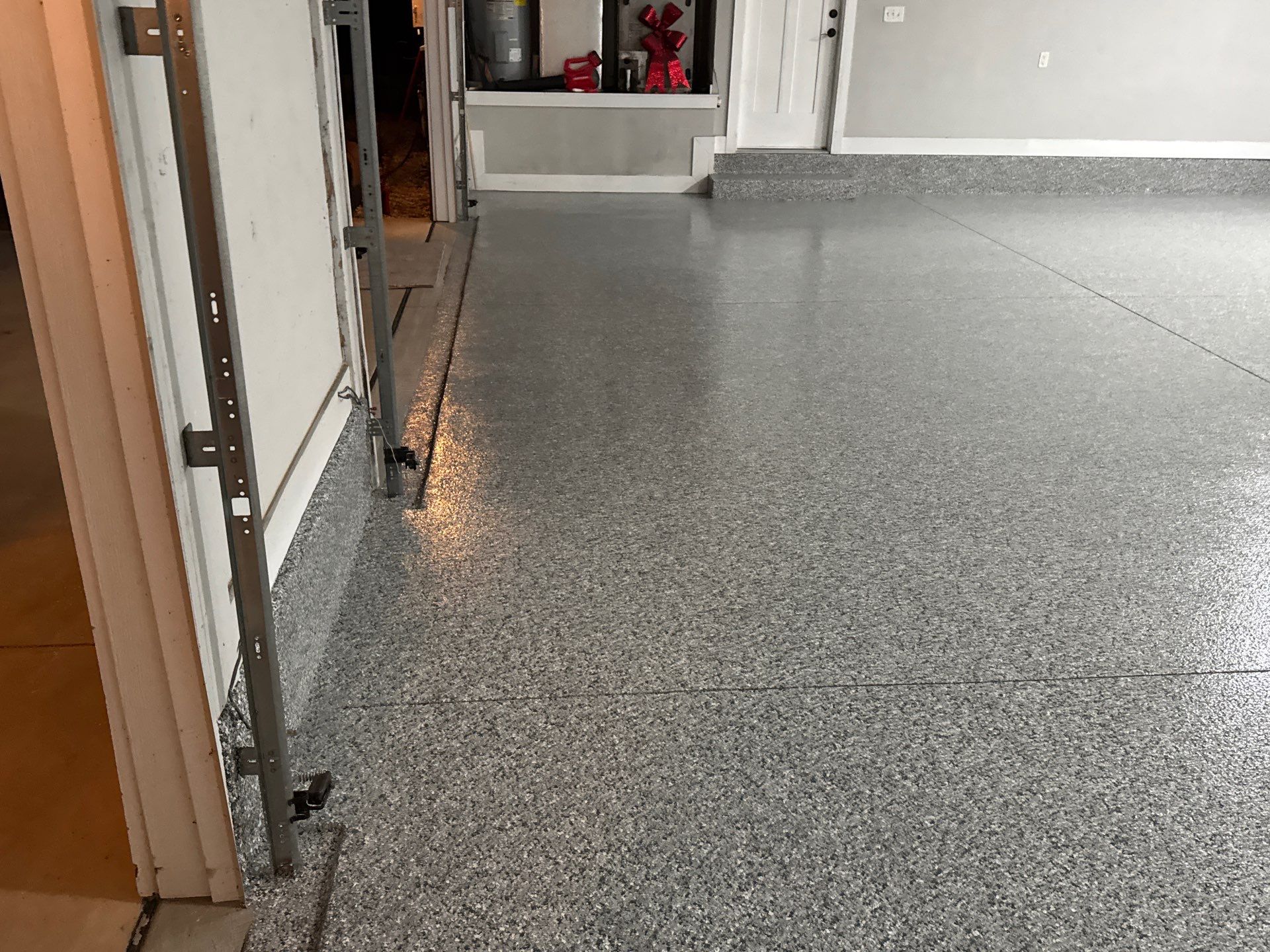 Garage in High Springs, FL in Slate Stone by Cross Creek Concrete Coatings