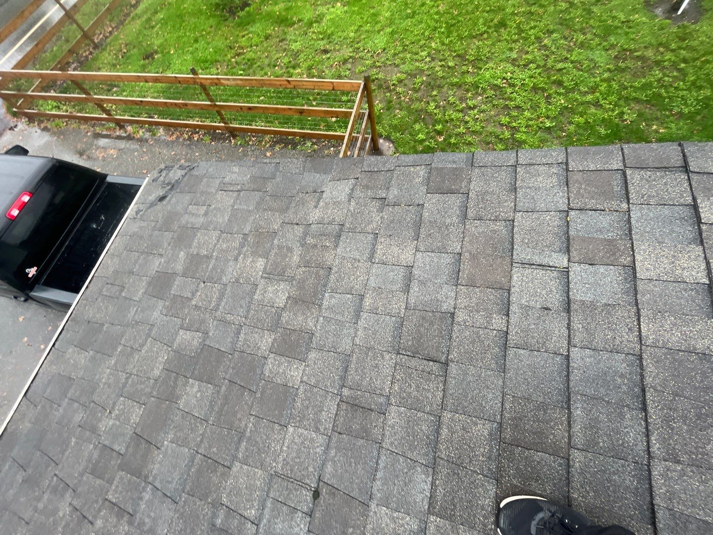 Residential Re-Roof using GAF Weathered Wood HDZ by Top Notch Roofing Inc