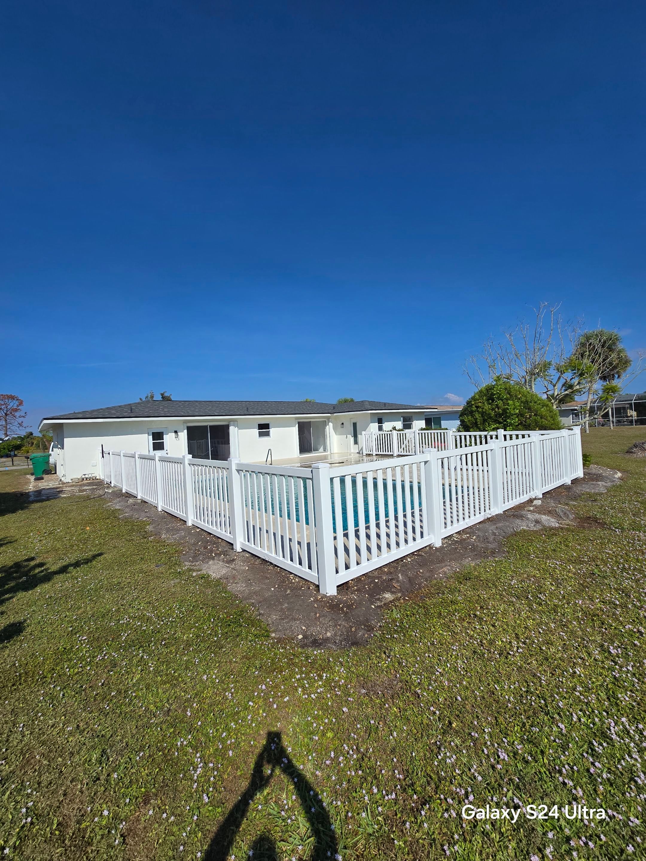 Vinyl Picket Fence for Pool in Port Charlotte by True Fence LLC