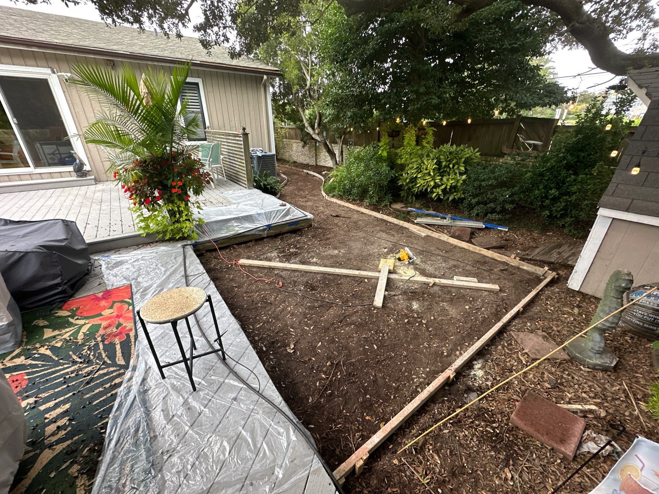 Project in Virginia Beach by Sam The Concrete Man Virginia Beach