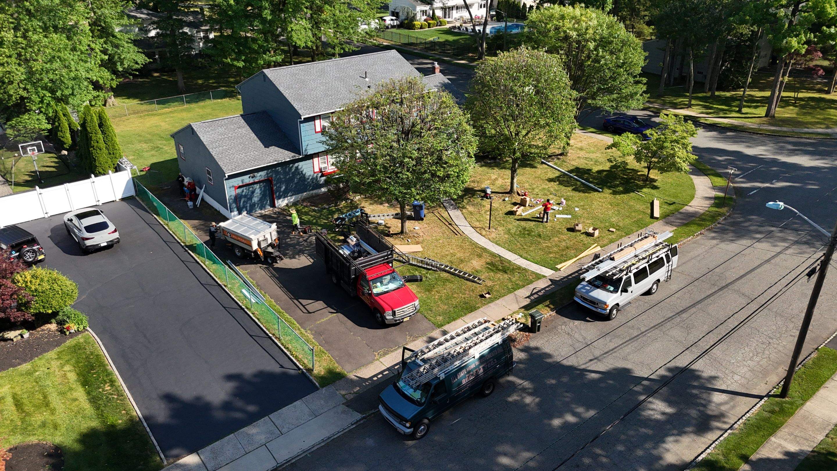 Roof Project in Clark, NJ by All State Home Improvement Inc.