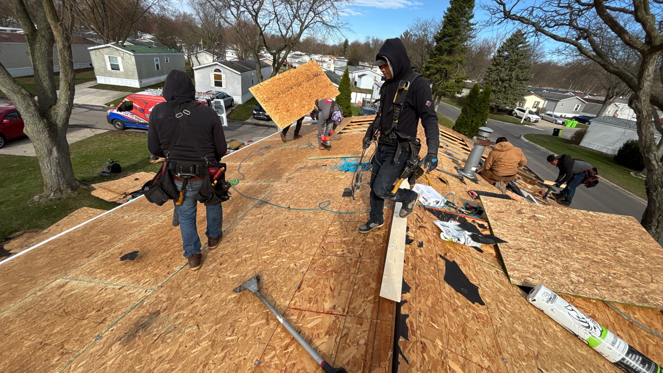 Roof Replacement using Owens Corning Sierra Gray by 180 Contractors