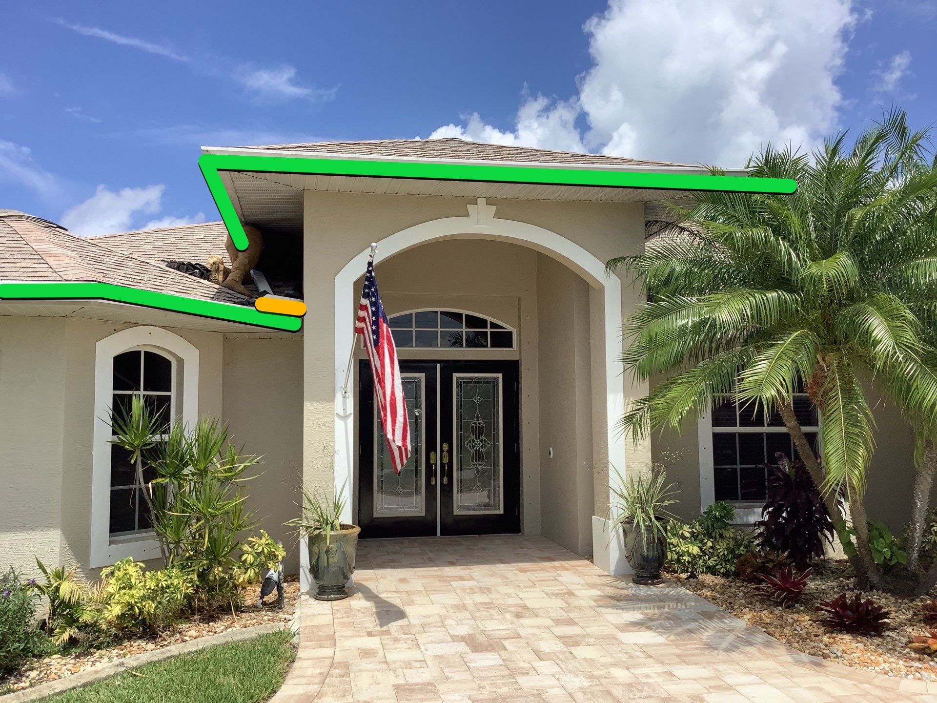 Soffit and Fascia Installation using Vinyl Soffit by Gutter Professors