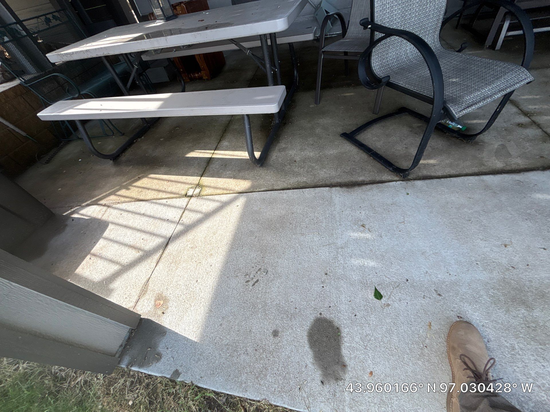 Lakefront Screened Patio Concrete Coating Installation in Wentworth by Select Painting, Coatings & Garage Cabinets