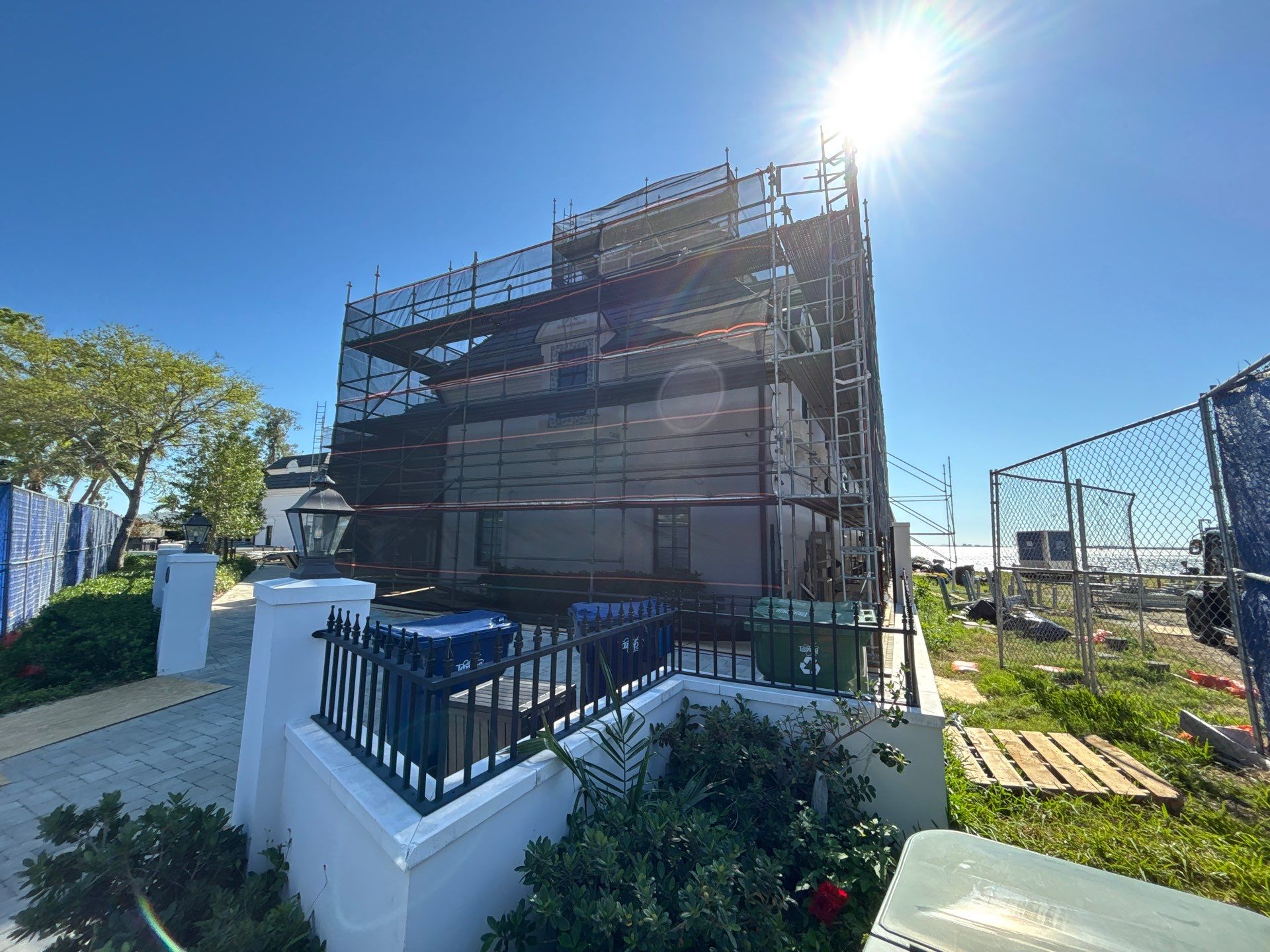 Gutter Installation using Half Round Seamless Gutters in Tampa FL by Gutter Professors