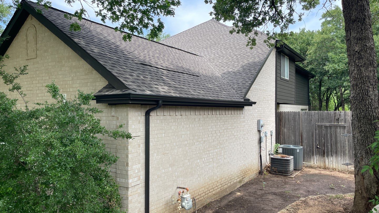 Full Exterior Remodel (Roofing, painting, Gutters) & Interior Damage Repair & Painting by First United Roofing & Construction