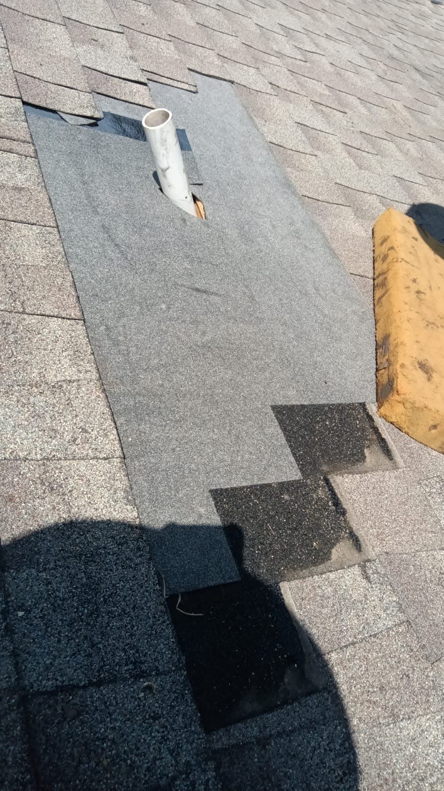 Hail Damage using Owen's Corning Duration (Lifetime) Shingles by Roof Repair Company