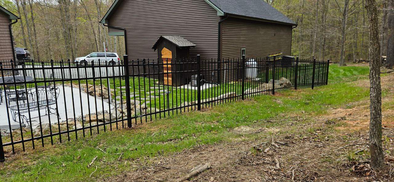 Black Aluminum 3 Rail by Kingdom Fence & Supply