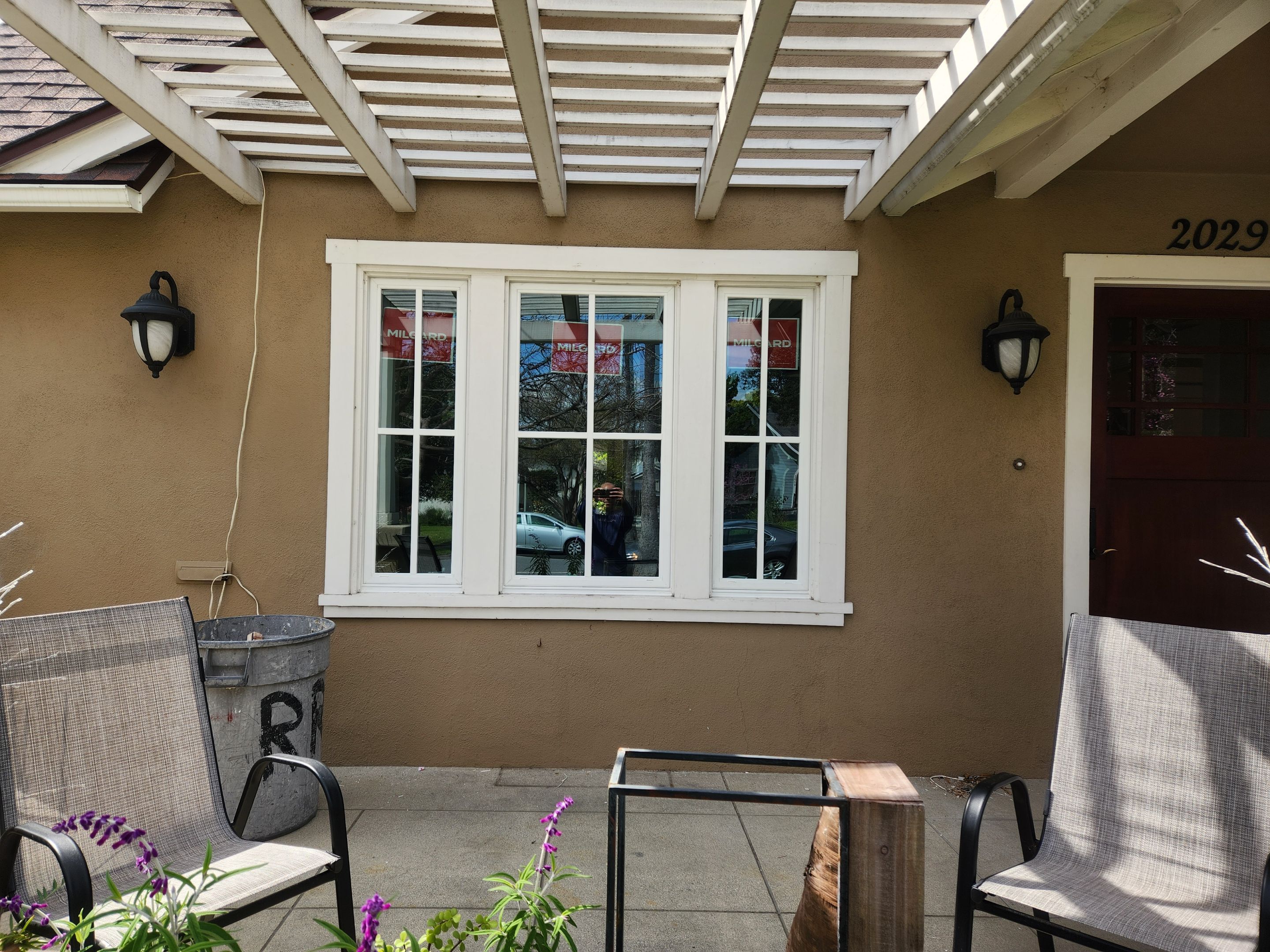 Window Installation using Milgard Ultra series, Fiberglass windows with SDL grids by American Window Company