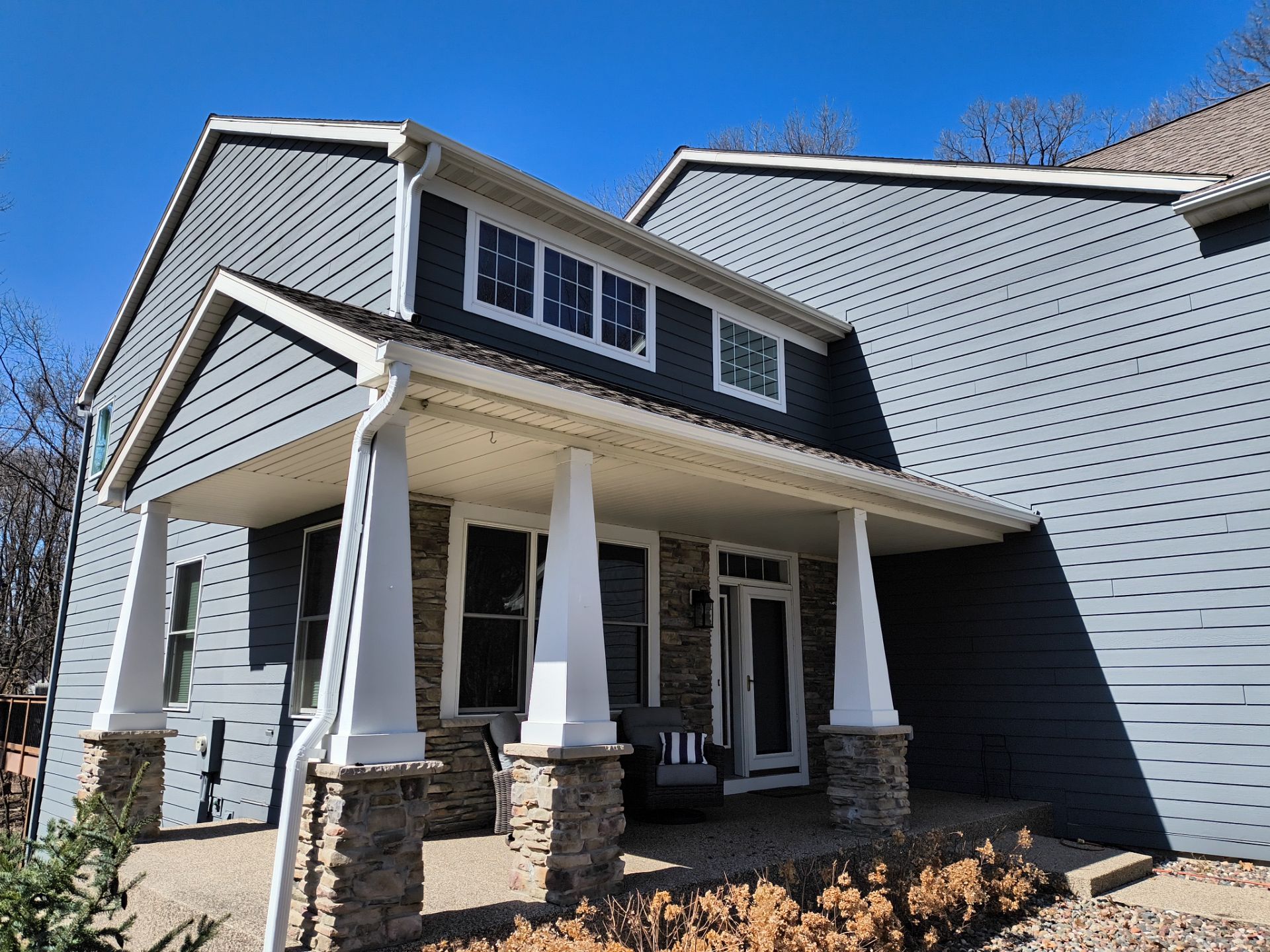 5" K-Style Gutter Installation + Leaf Blaster Pro by Next Level Seamless Gutters / Exteriors Inc.
