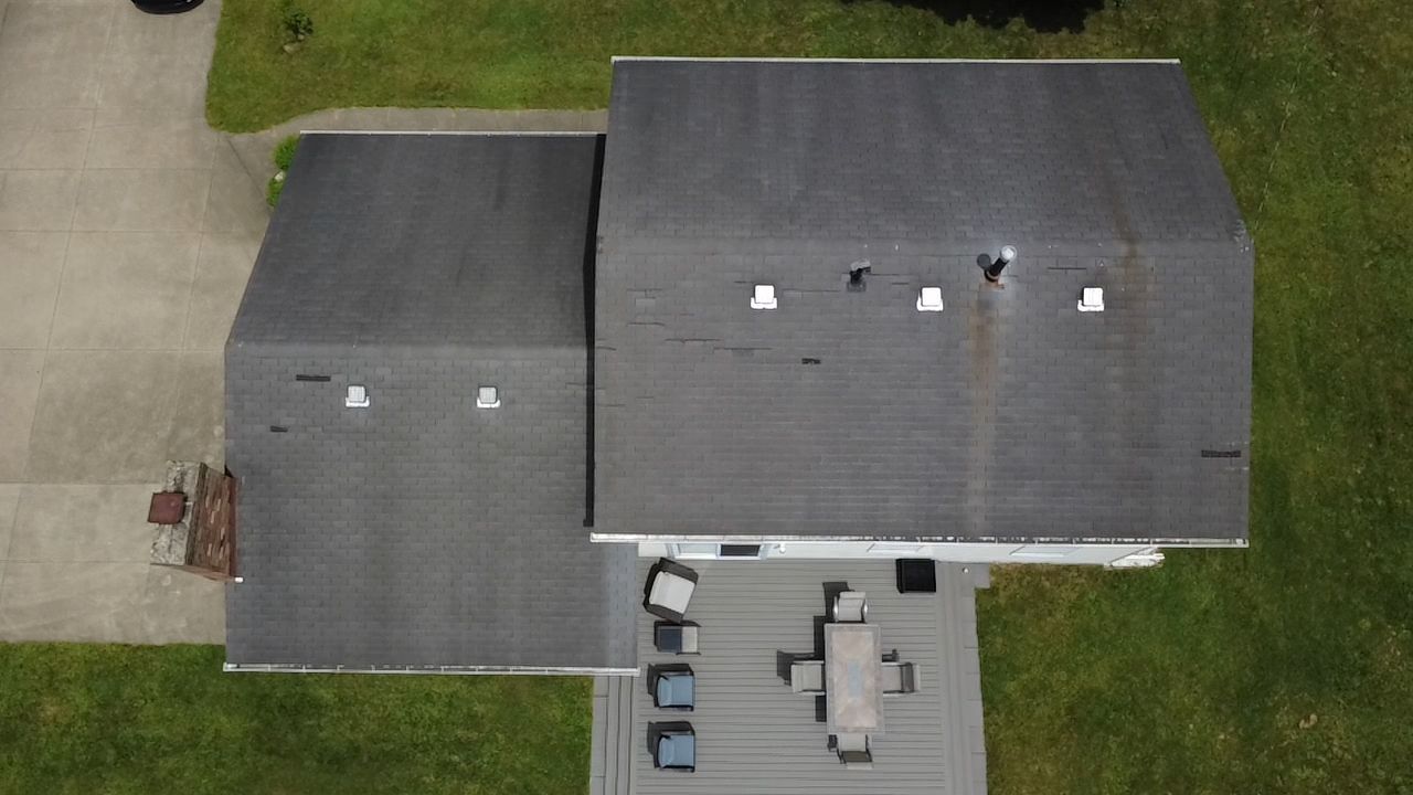 Aubrey K: Atlas Pinnacle, Color, Pewter, Drip Edge, Color, Hickory Clay by Eagle Eye Roofing
