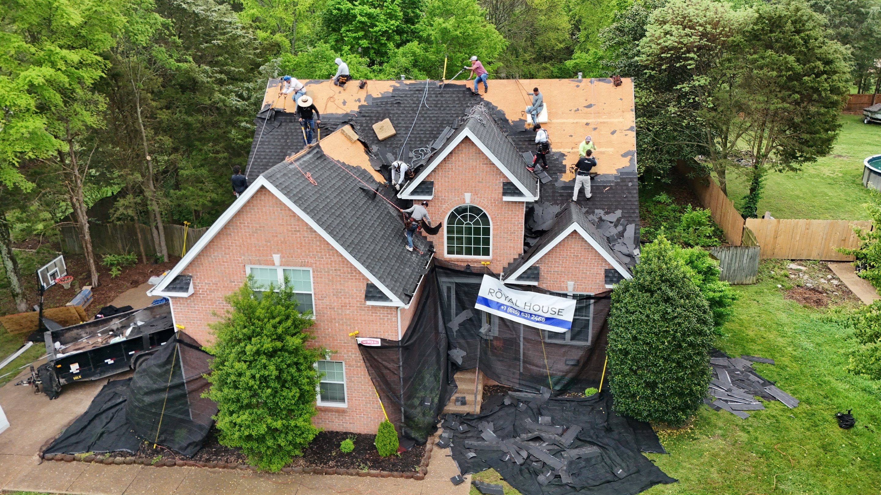 Charcoal Black Re-Roof by Royal House LLC