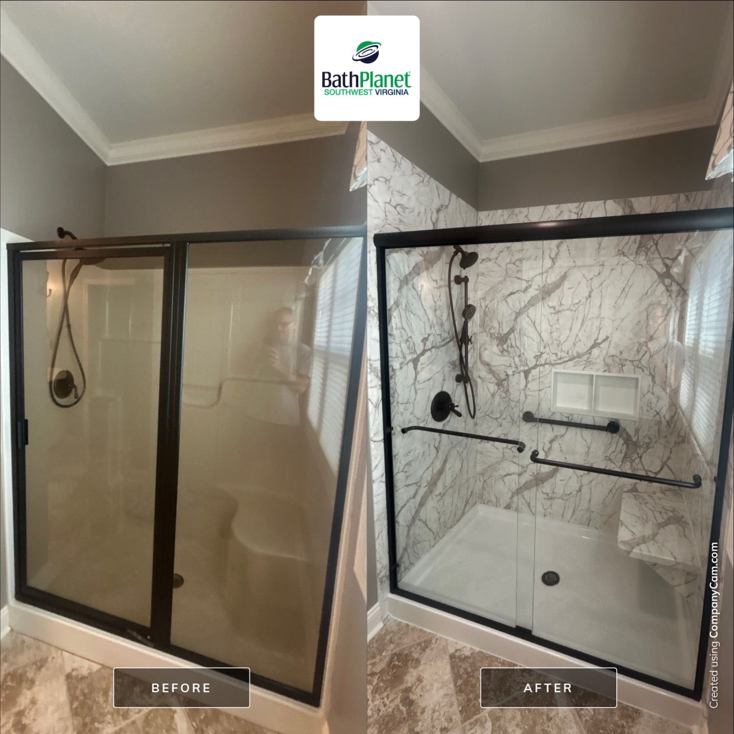 Shower Upgrade by BathPlanet SW Virginia