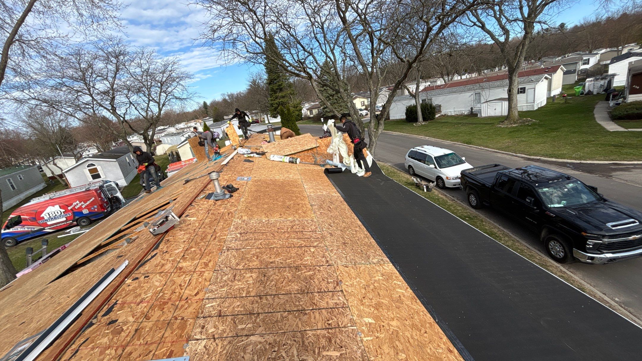 Roof Replacement using Owens Corning Sierra Gray by 180 Contractors