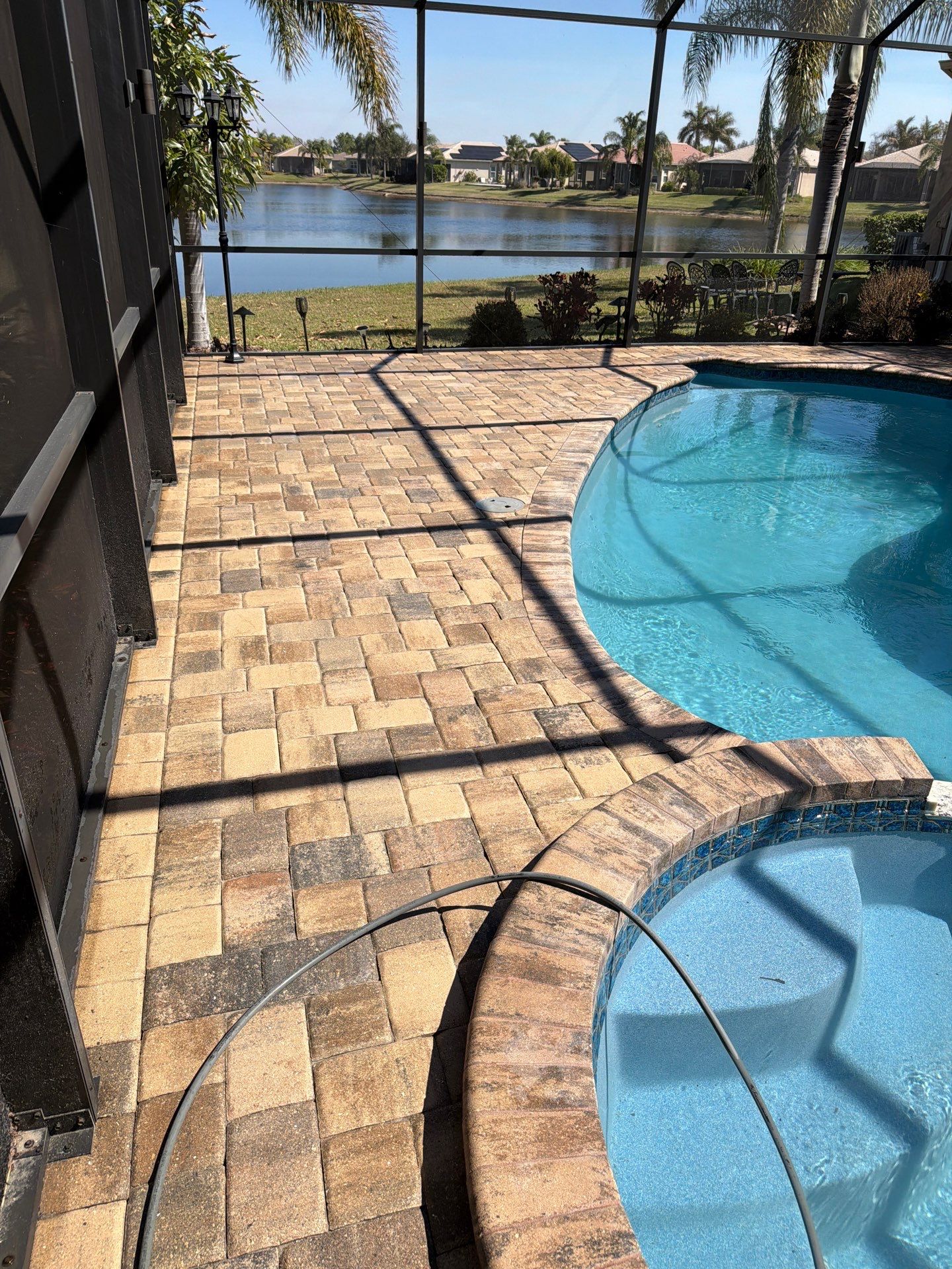 Valencia Lakes Pool Deck Paver Sealing and Restoration by Supreme Paver Experts