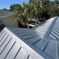24ga 1.5" Mechanical Seam Mill Finish by Total Roofing System The Metal Roof Experts