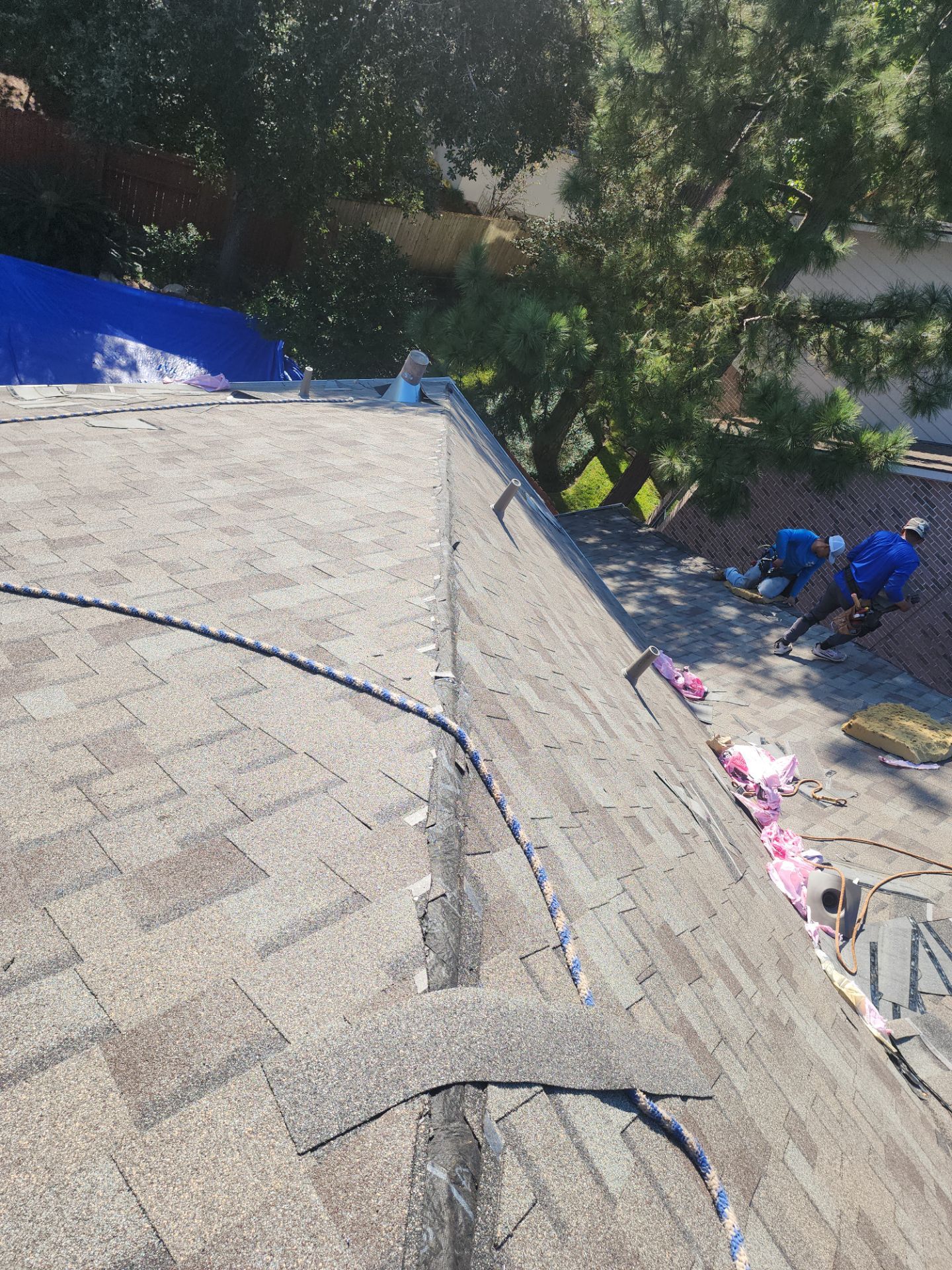 Residential Roofing Installation using Owen's Corning Duration (Lifetime) Shingles by Roof Repair Company