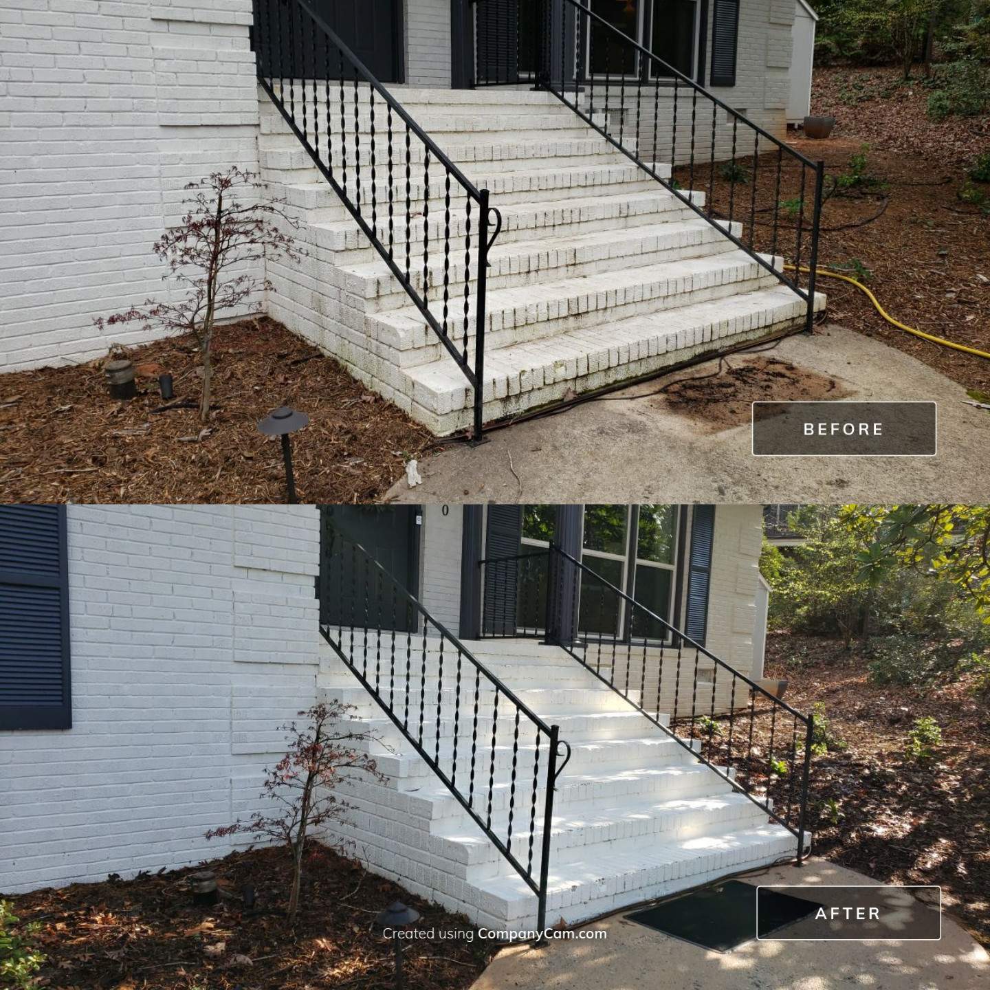 House Wash using cleaner by G&H Home Tech Pros LLC