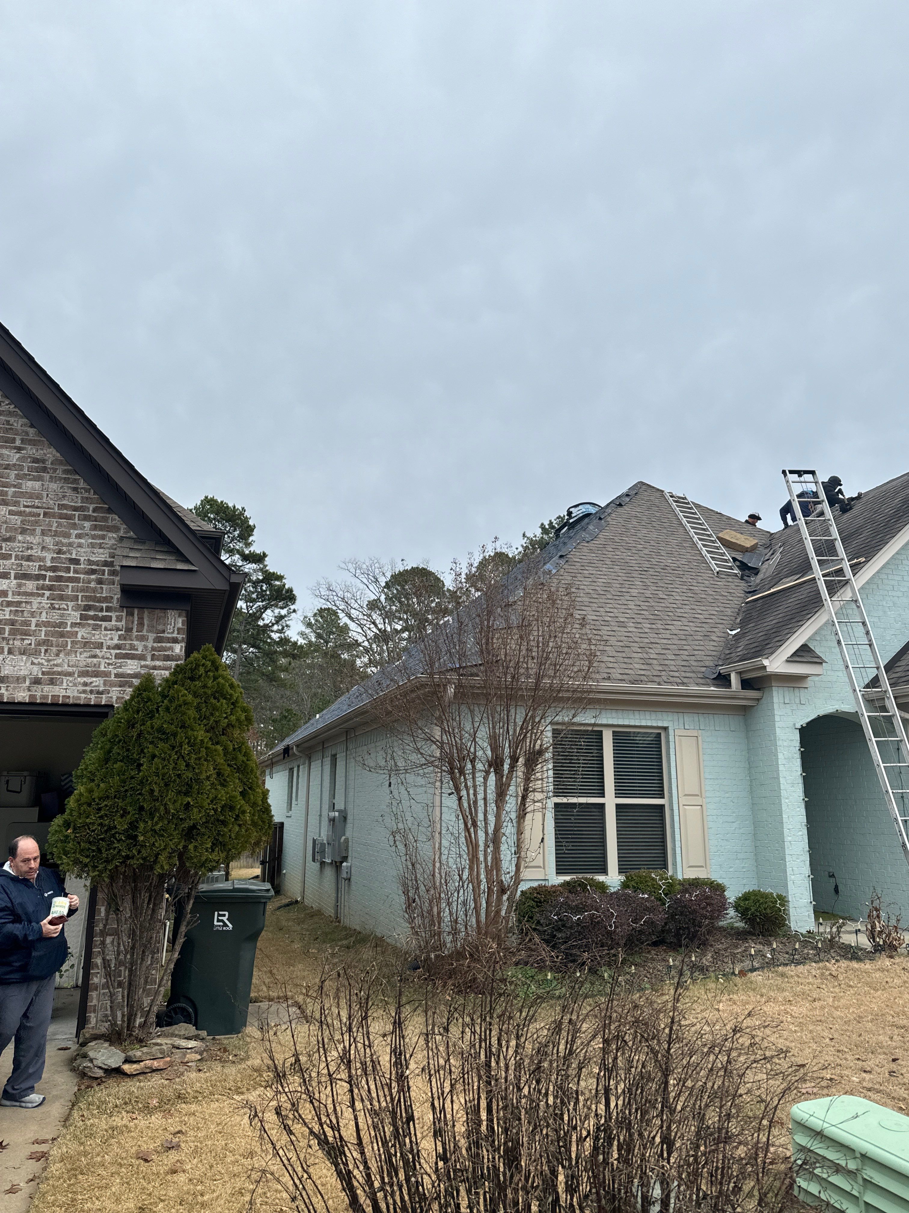 Residential Roofing Installation using IKO Nordic Atlantic Blue by Ringer Roofing, LLC.