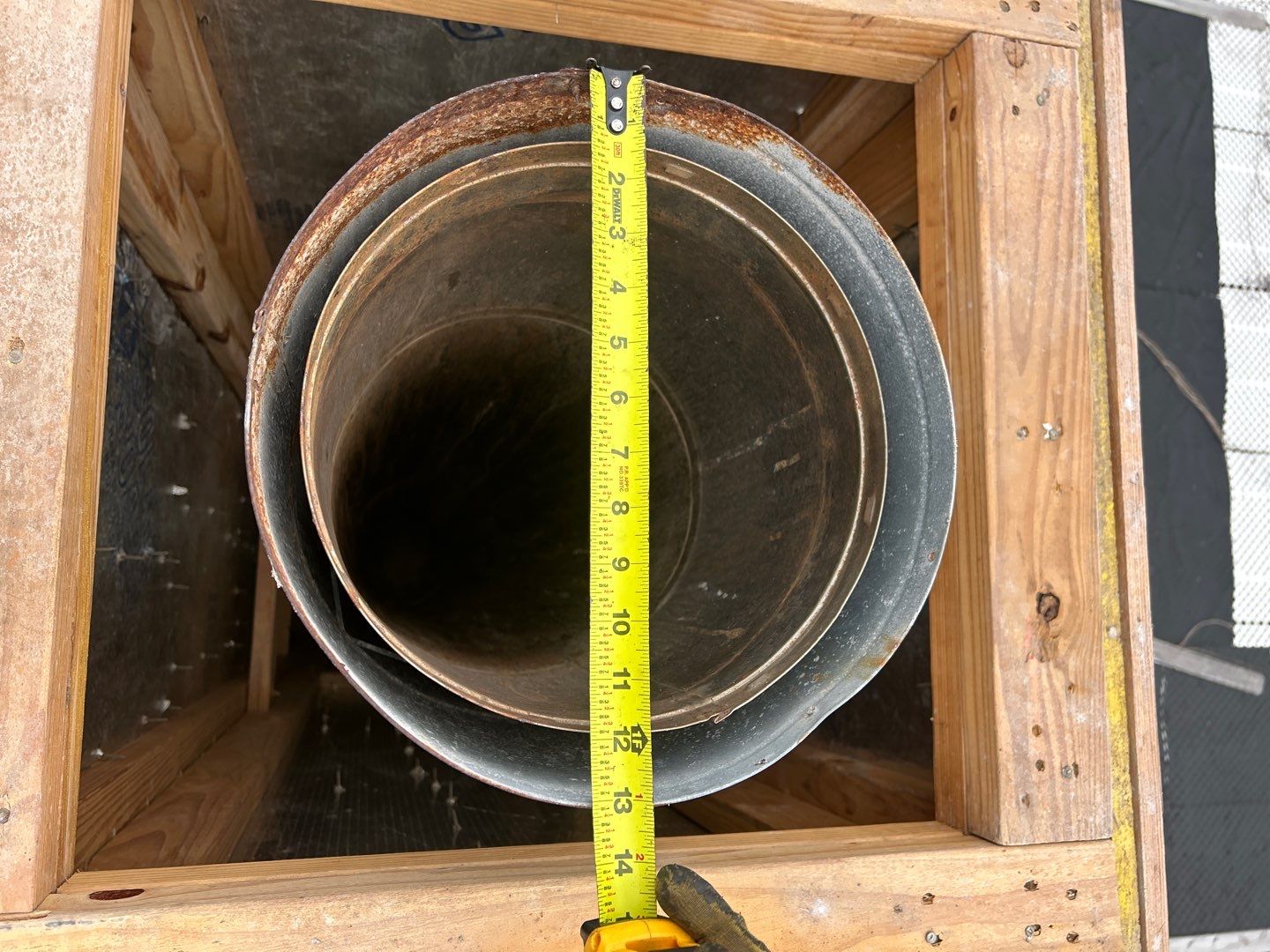Residential Roofing Repair using Galvanized Chimney Cap & Chase by Lighthouse Roofing