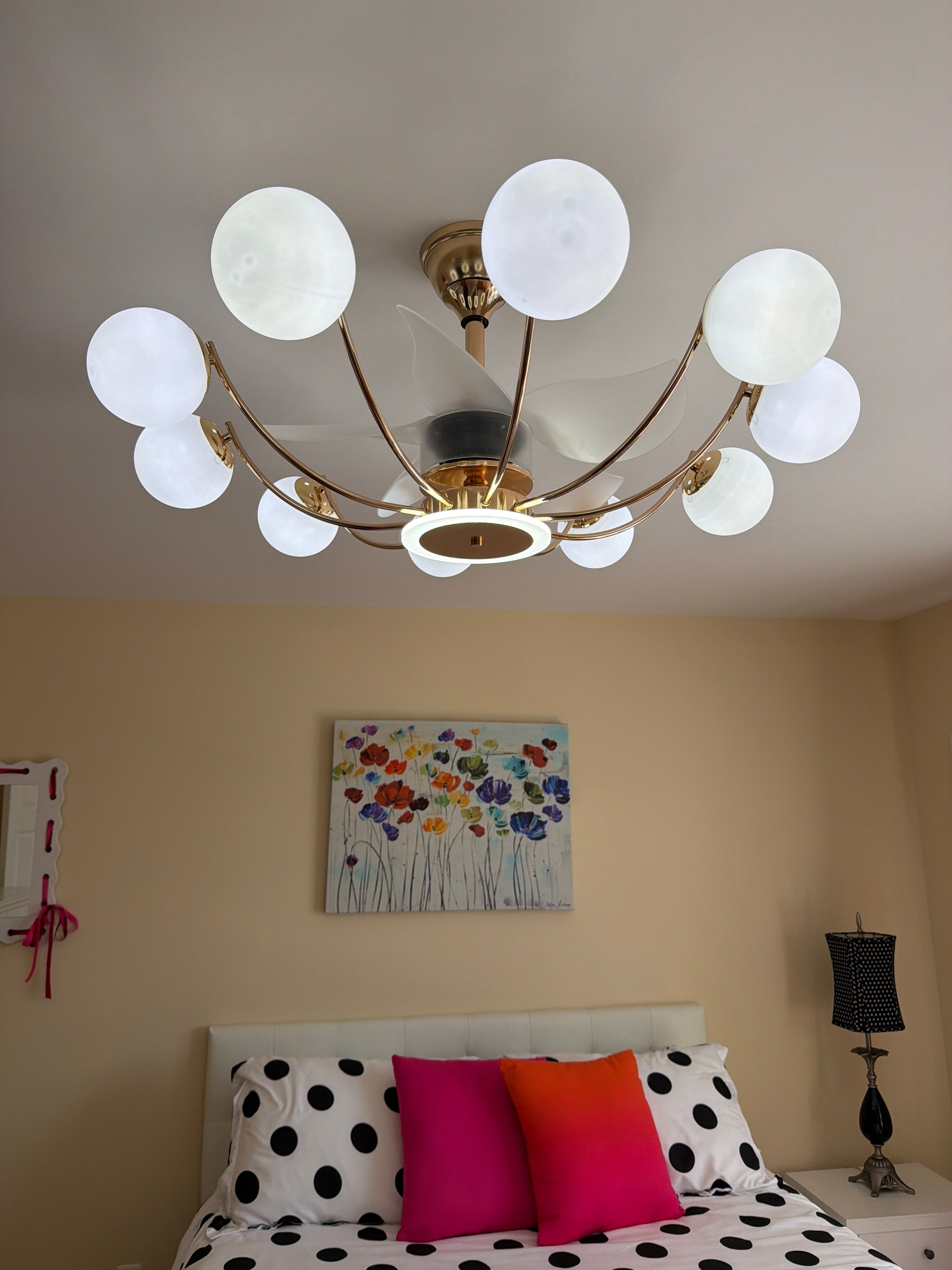  Bedroom Ceiling Fan & Light Fixture Upgrade by Spartan Home Pros