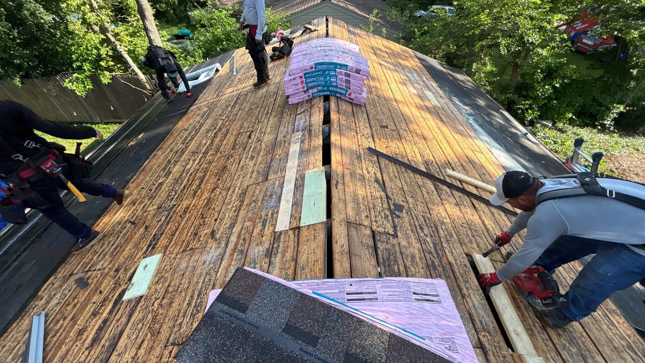 Roof Replacement using Owens Corning Summer Harvest by 180 Contractors