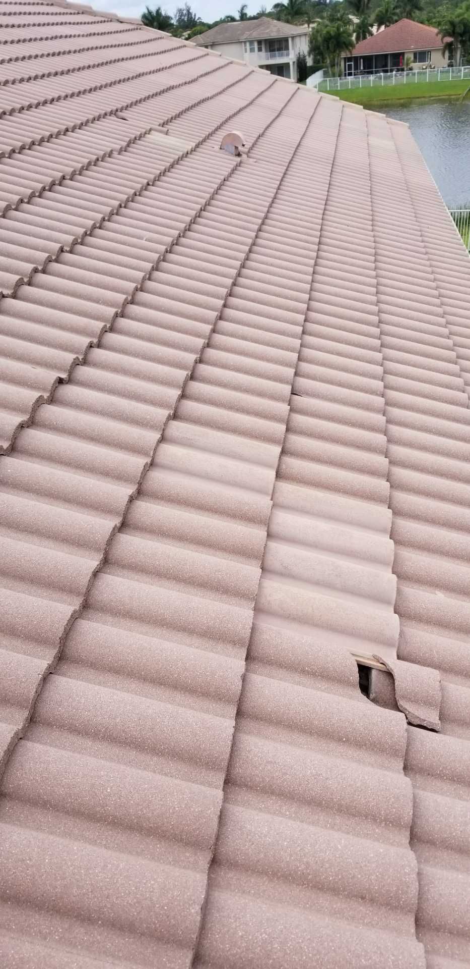 Concrete Tile Roof Repair using Concrete Roof Tile by Aastro Roofing