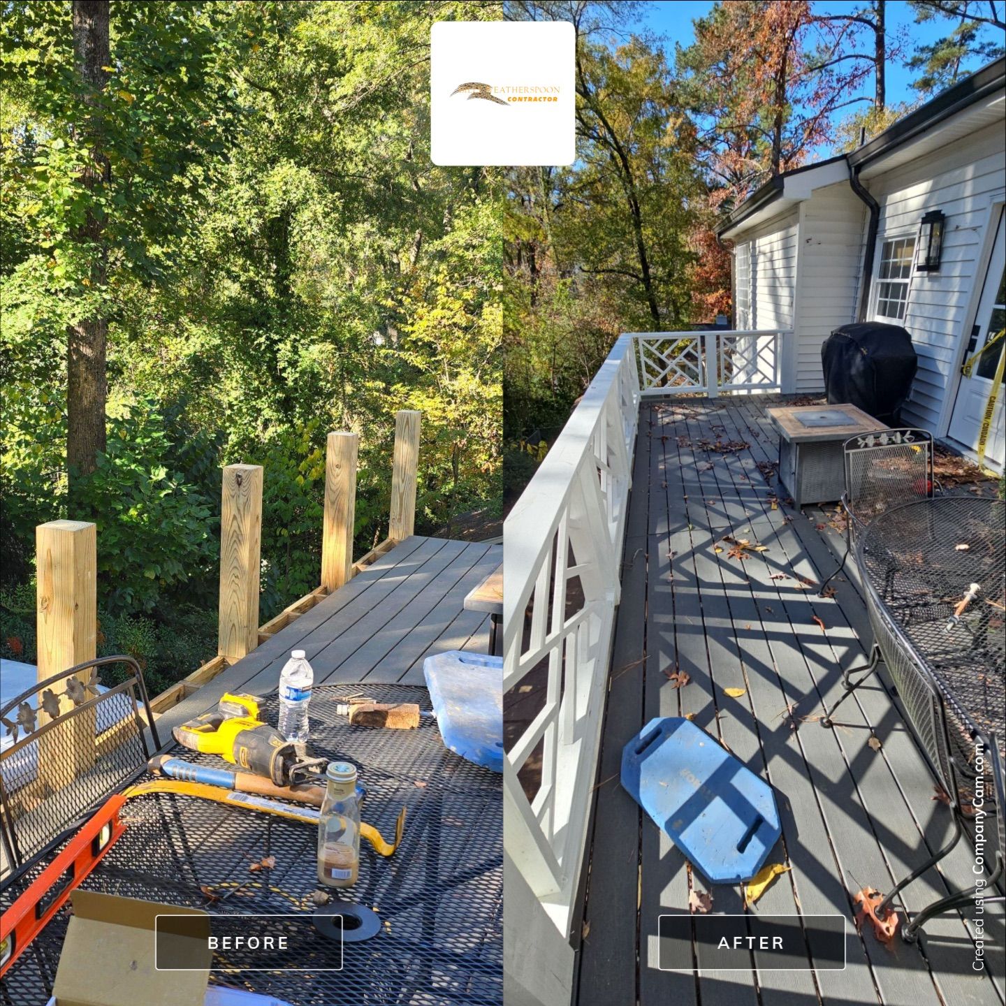 Custom Railings, Deck Support Installation, and Professional Deck Painting by Billy Weatherspoon Contractor