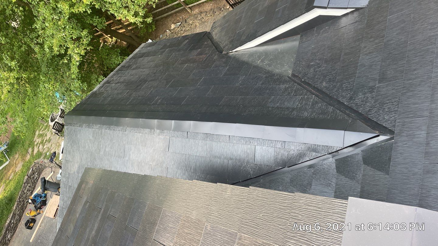 Tesla Solar Roof Replacement using Tesla Solar Roof V3 Tiles by American Home Contractors