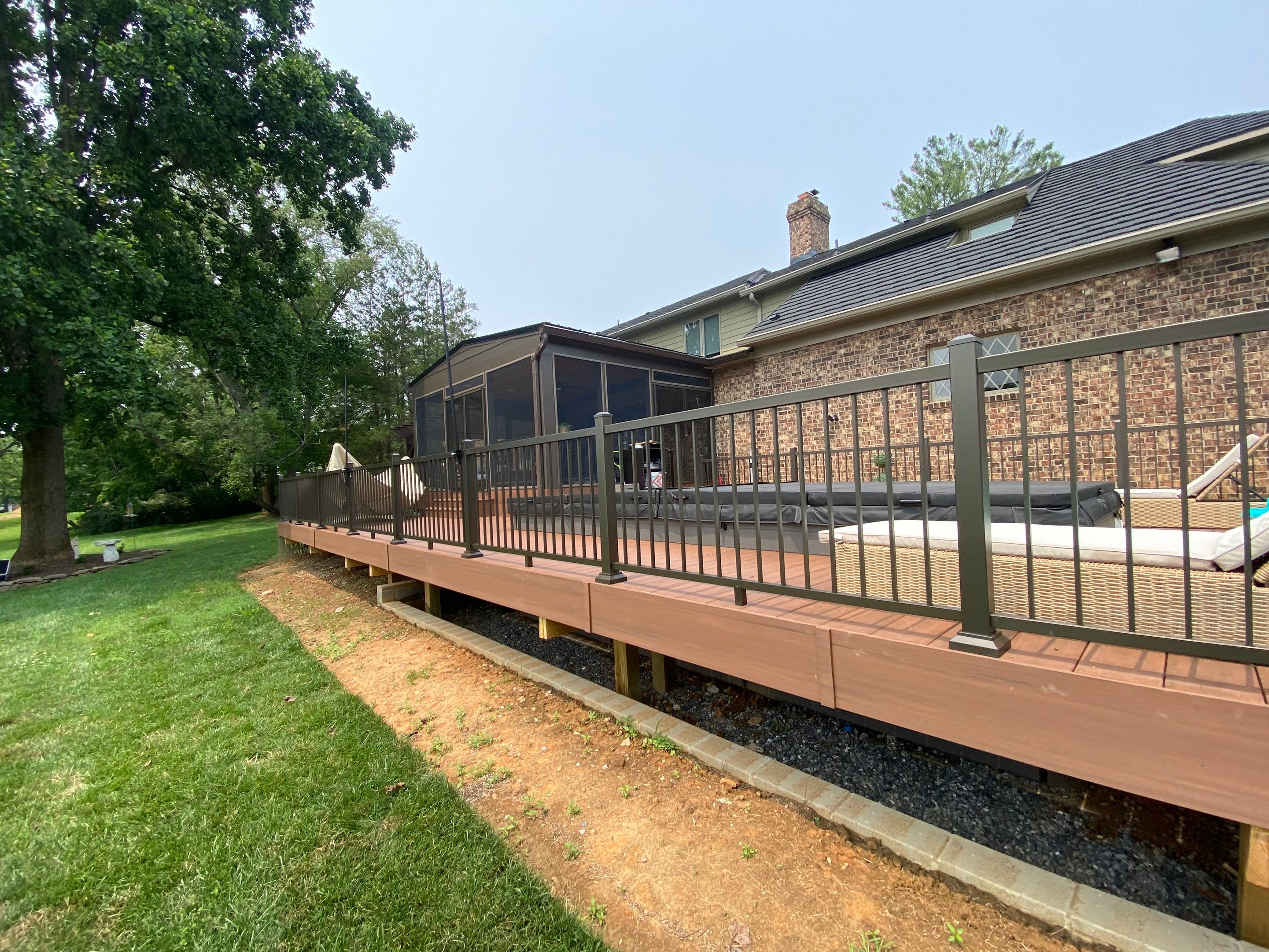 Deck/Screen porch Transformation using Timbertech by The Smet Companies, LLC