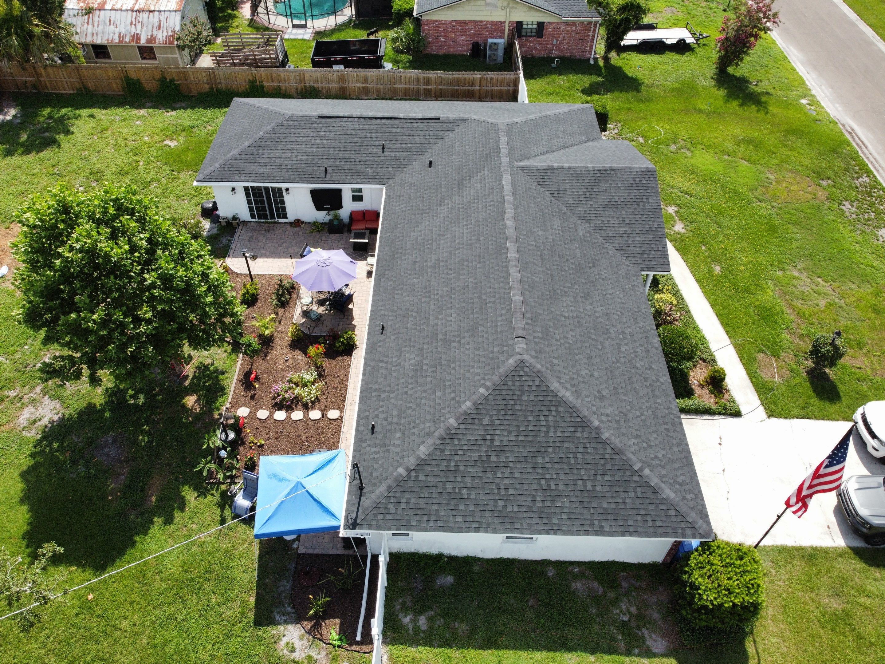 Roof Replacement in Brandon, FL. by Steadfast Roofing 