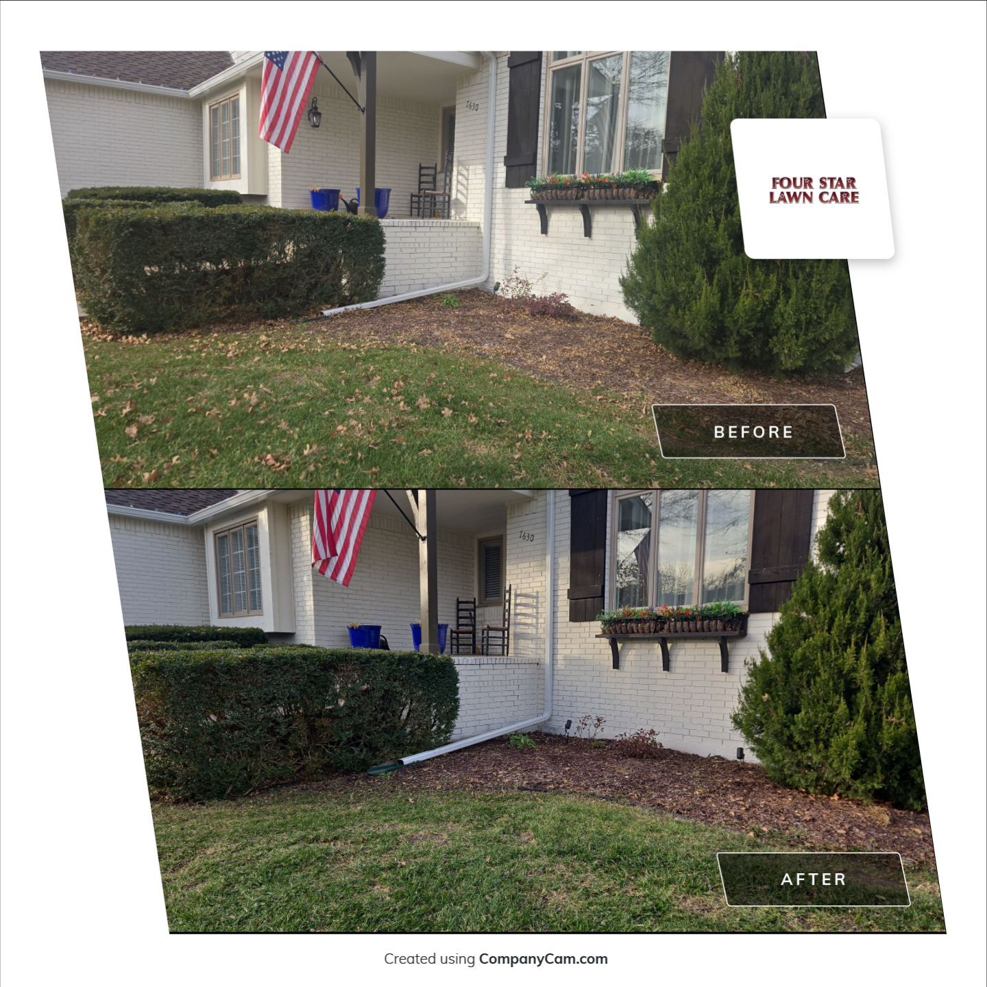 Project in Wichita by Four Star Lawn Care