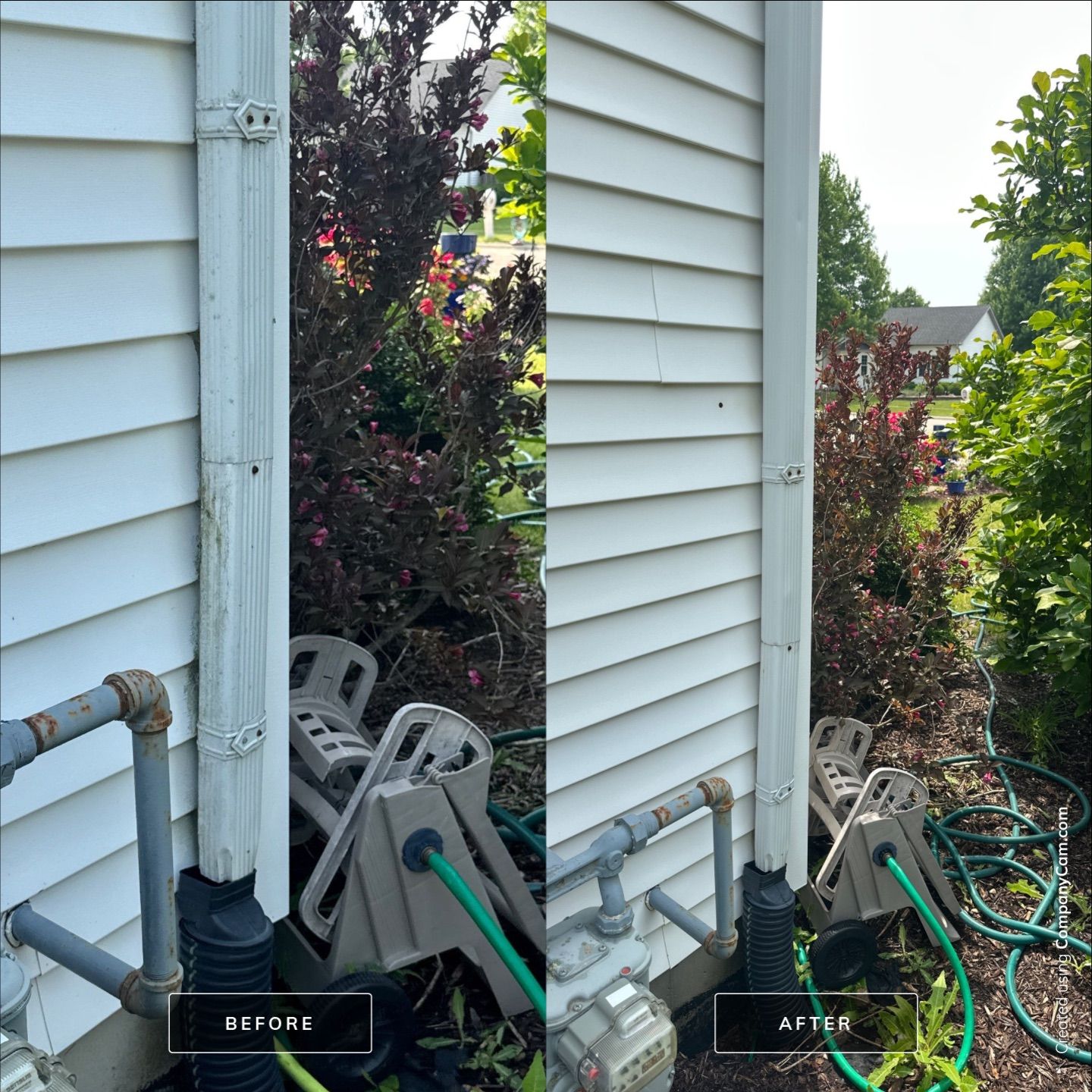 Project in McHenry by Simmons Power & Soft Washing