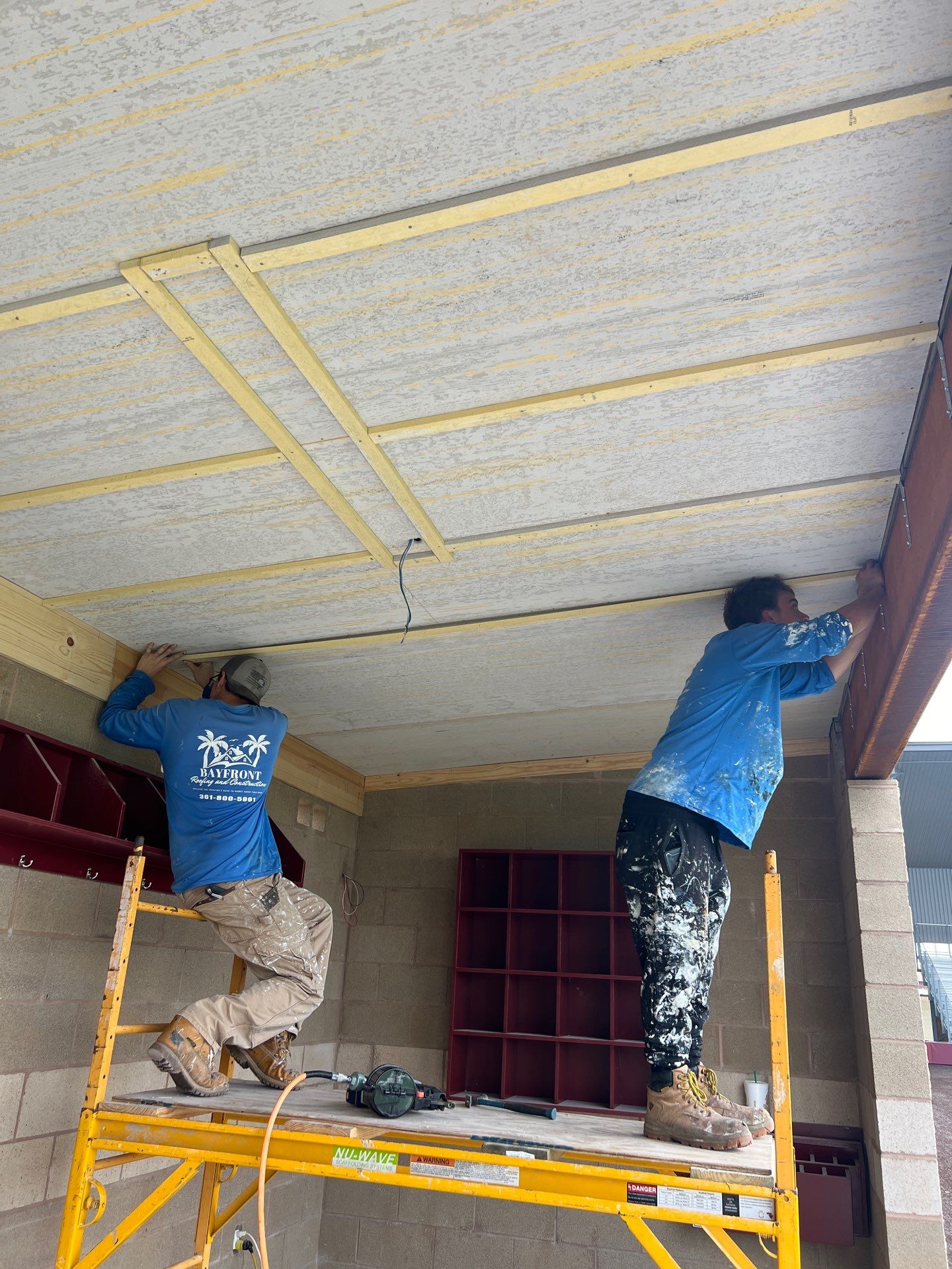 Wildcat Dugout by Bayfront Roofing and Construction