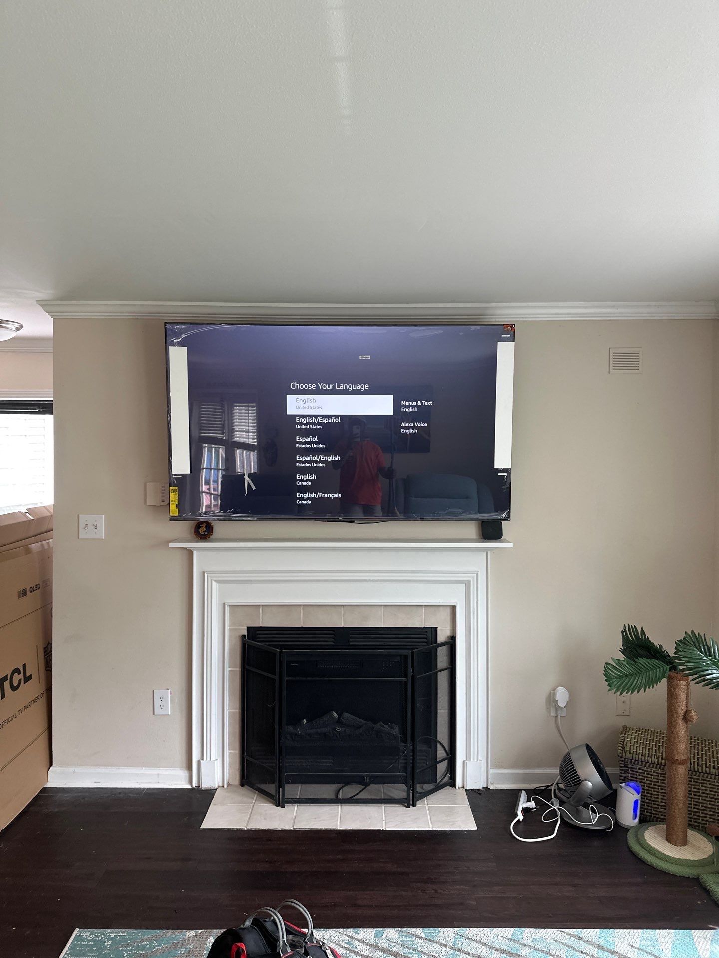Fireplace TV Mounting Projects by Hangman Mounting & Installation 