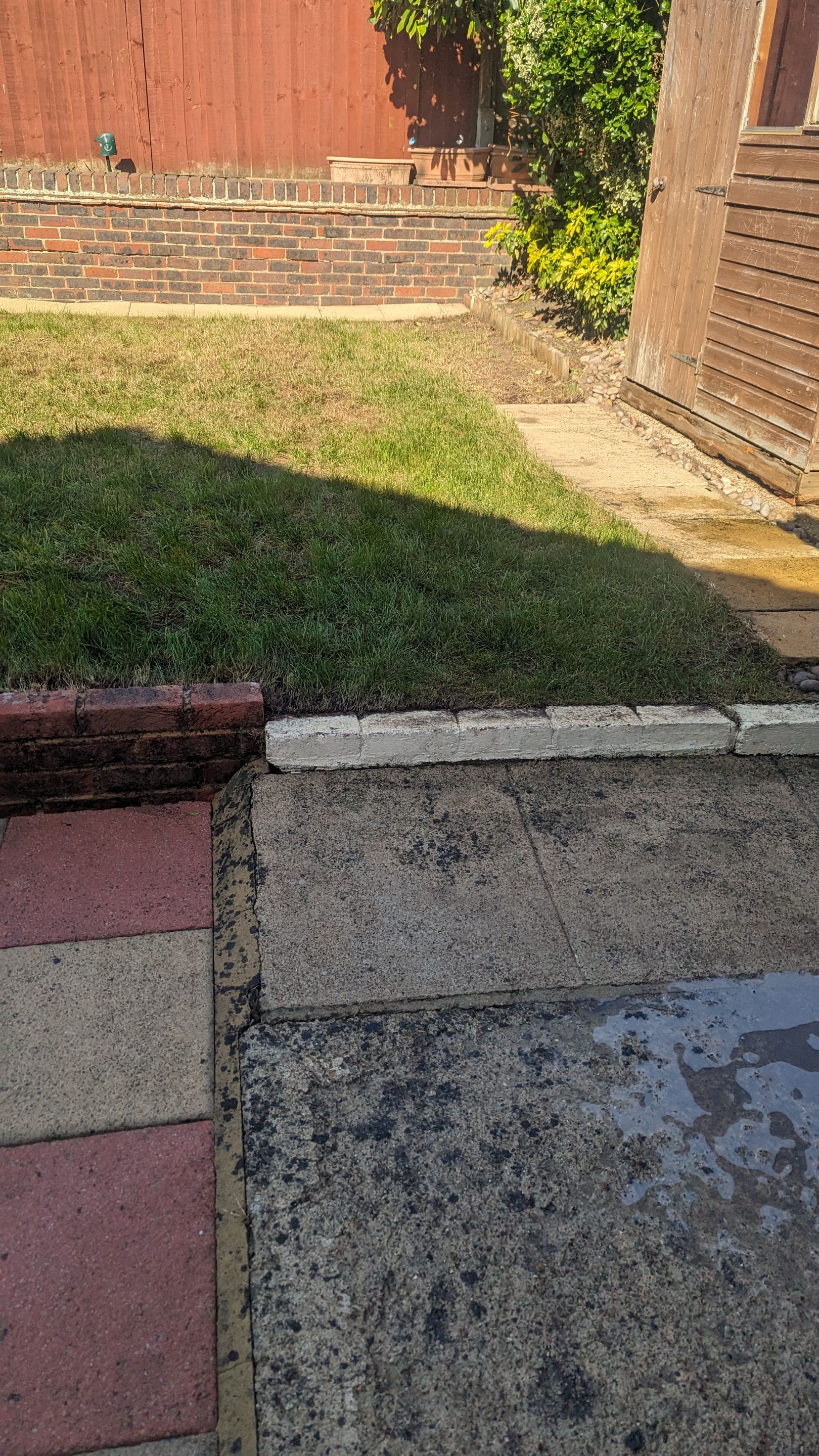 Driveway And Patio Clean using honda 21 ltr/min by Ges Exterior Cleaning ltd