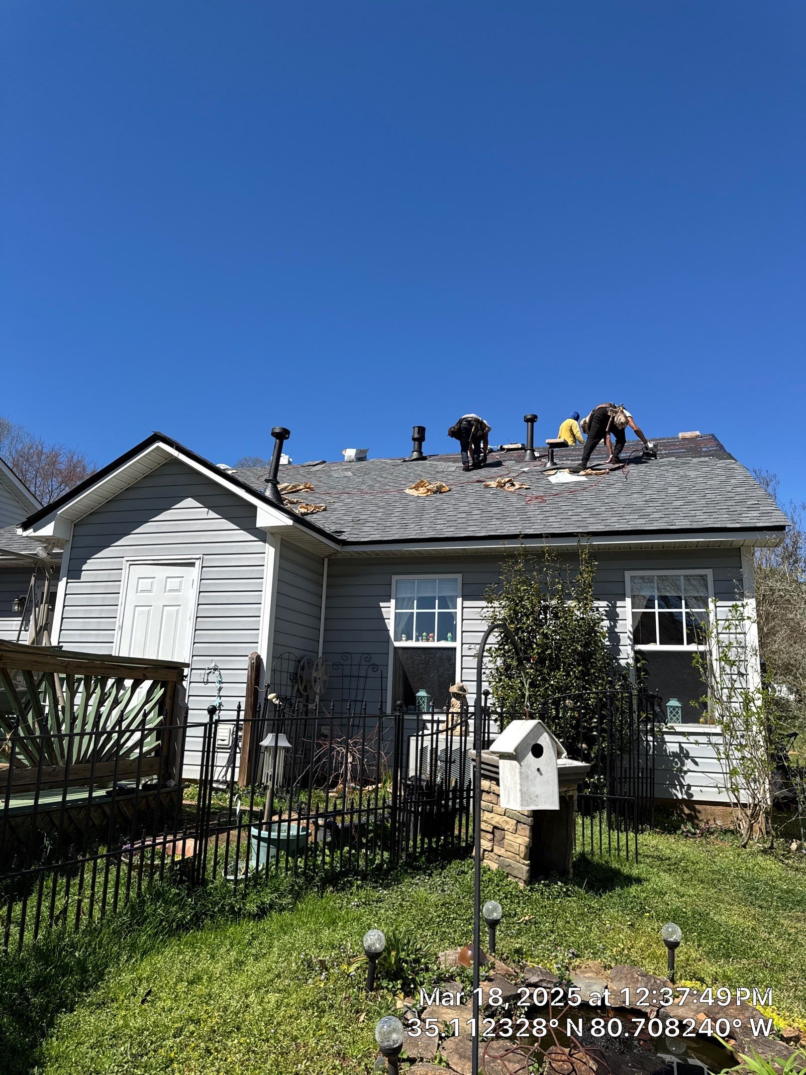 Roof replacement by hail damage by Just Brilliant Restoration JBR
