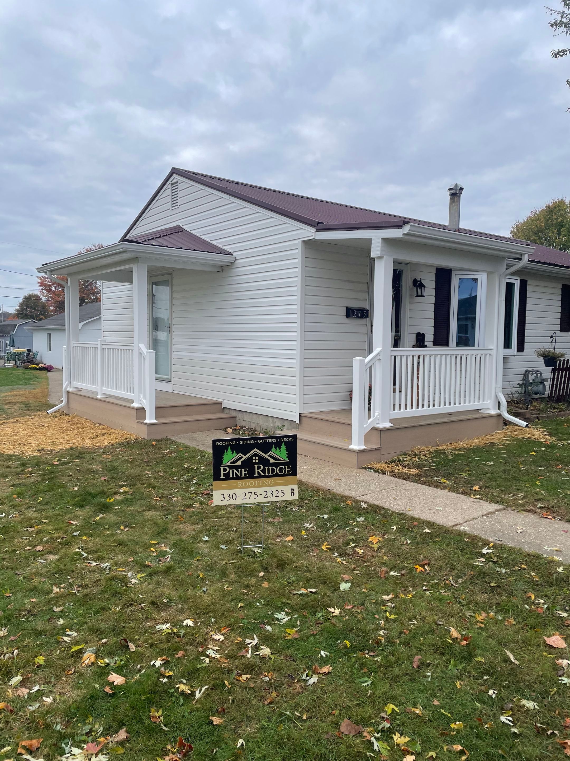 West Lafayette Ohio Decking Installation by Pine Ridge Roofing LLC