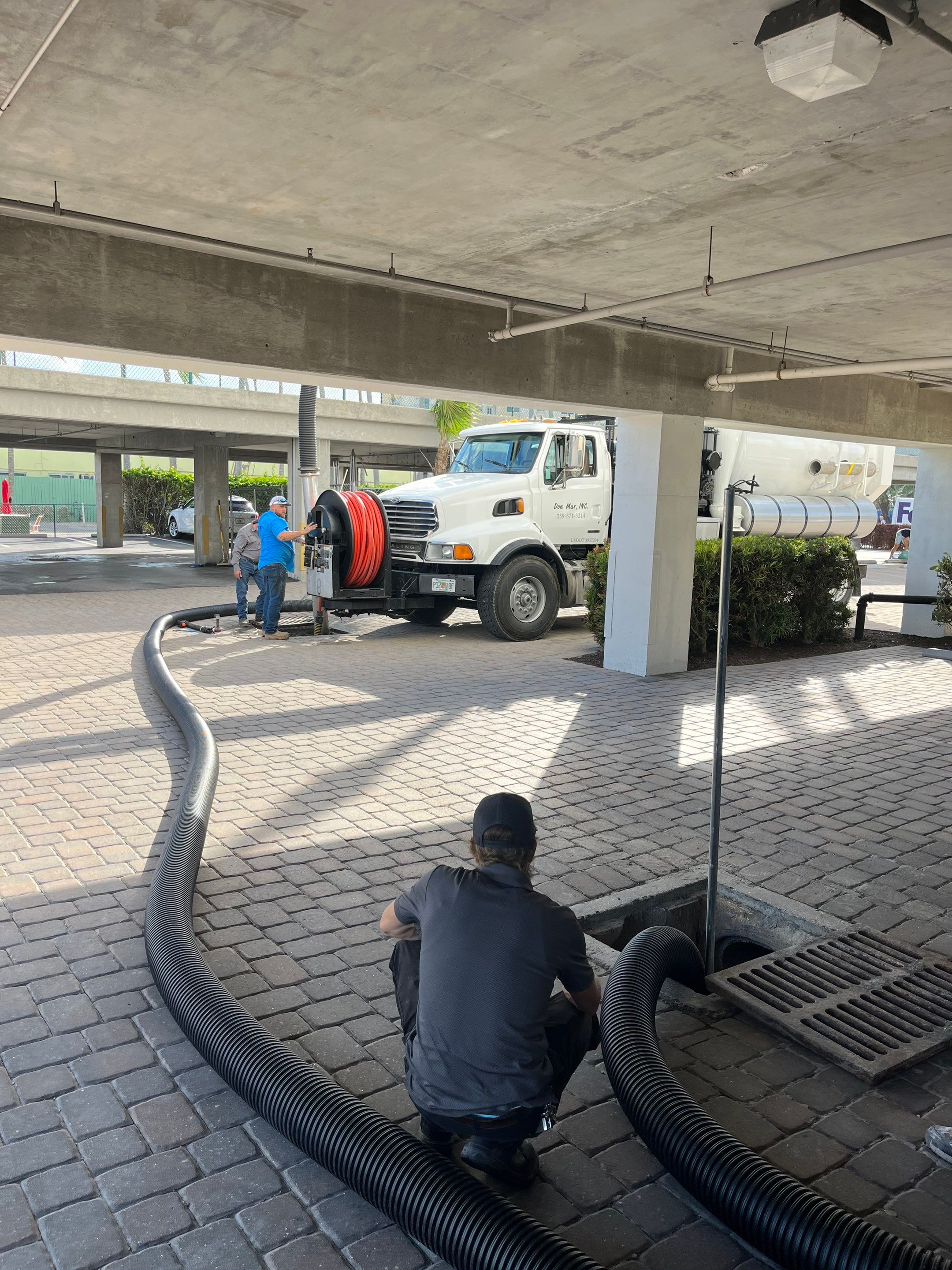 Condo Storm Water System Cleaning and Maintenance After Hurricane Ian by APS Power & Water