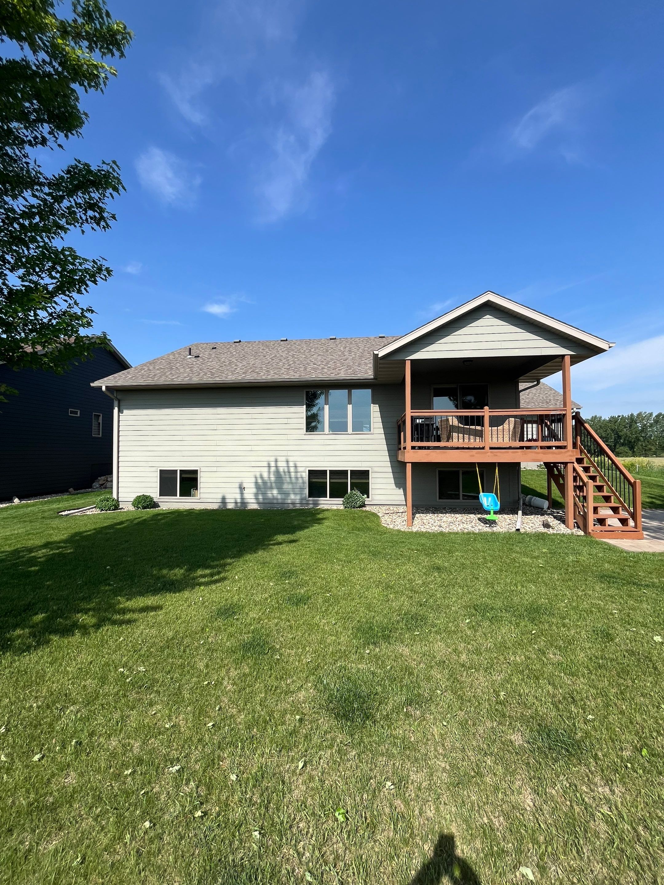 Sioux Falls Residential Exterior Refresh with Fiber Cement Siding by Select Painting, Coatings & Garage Cabinets
