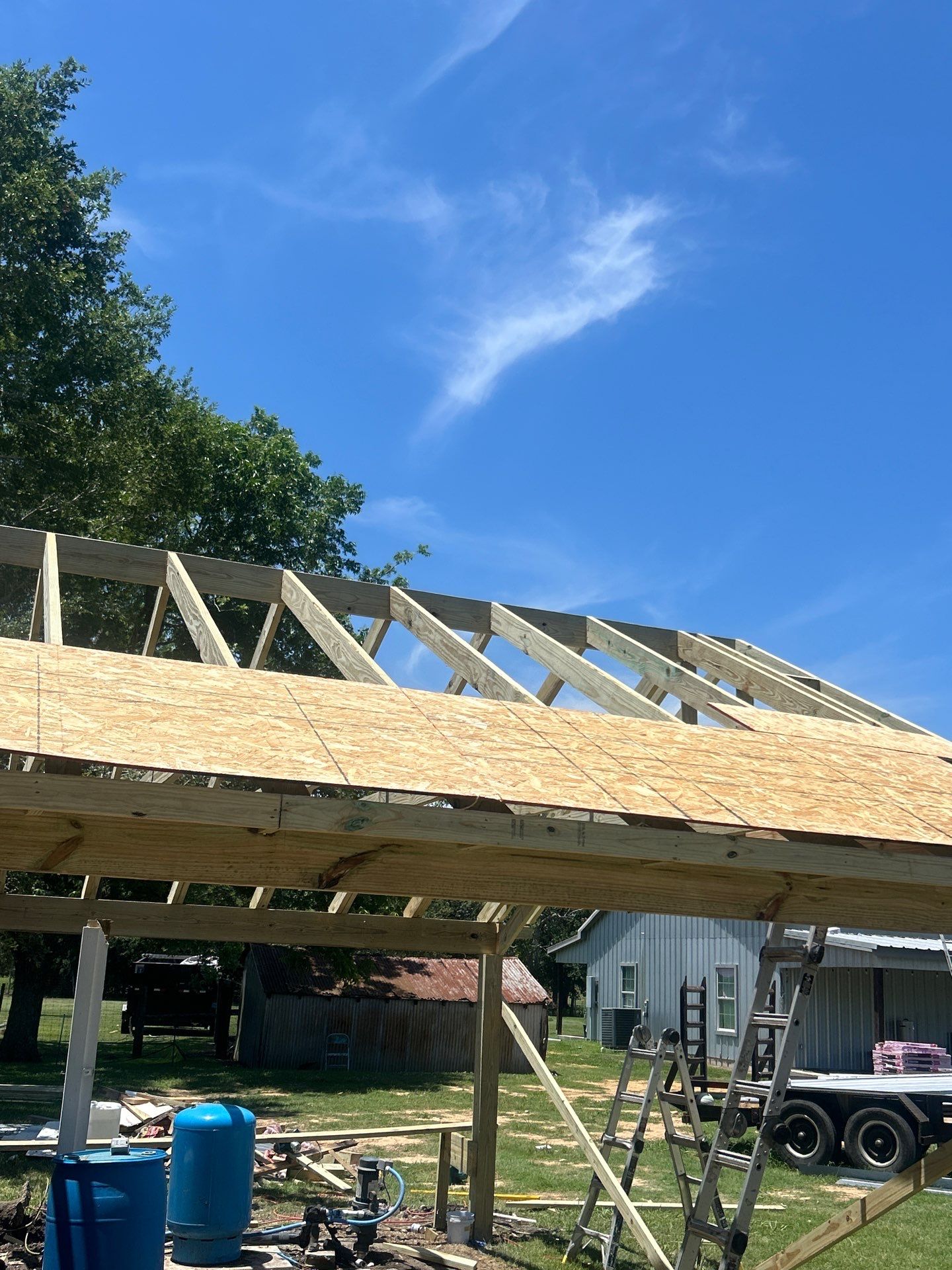 Residential Roofing Installation using Metal by Roof Repair Company