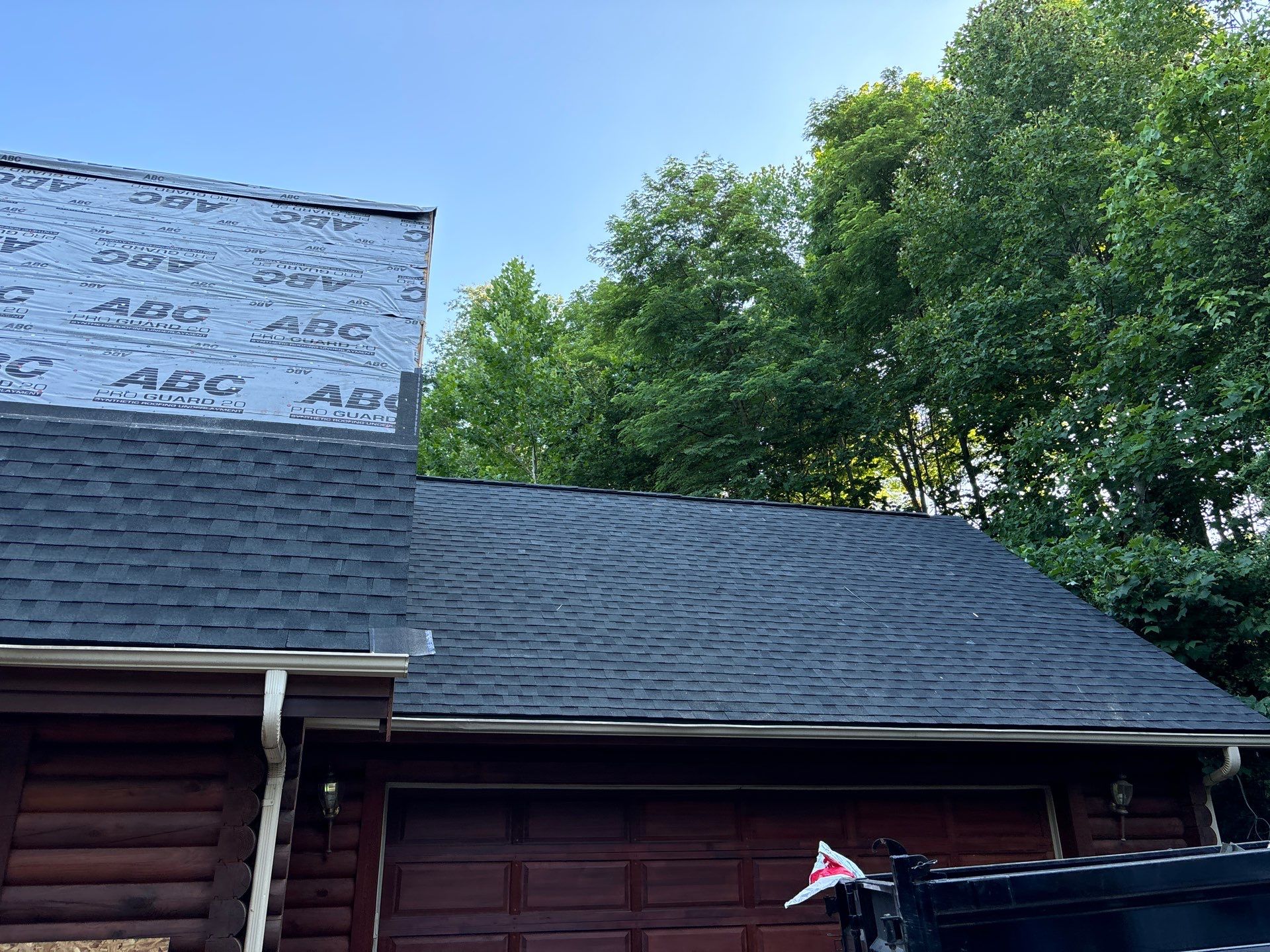 Residential Roofing Installation using Timberline HDZ Shingles - Charcoal by RoofX 