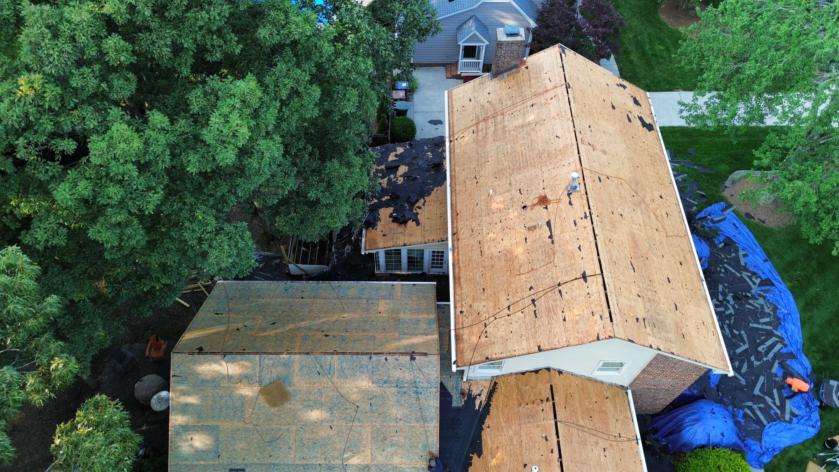roofing project in Greensboro  by Skywalker Roofing LLC
