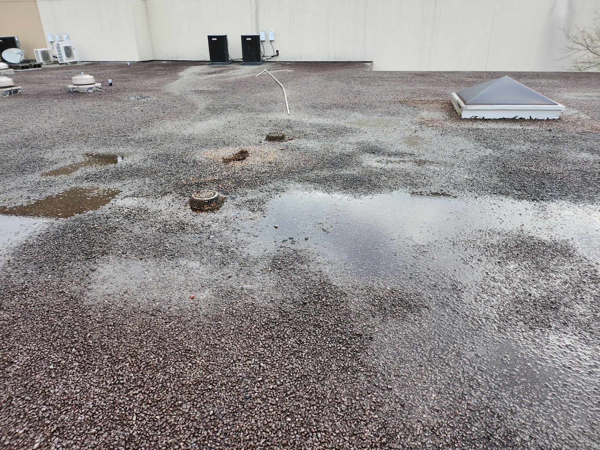 Important to keep drains clear 💦 by Georgia Roof Advisors