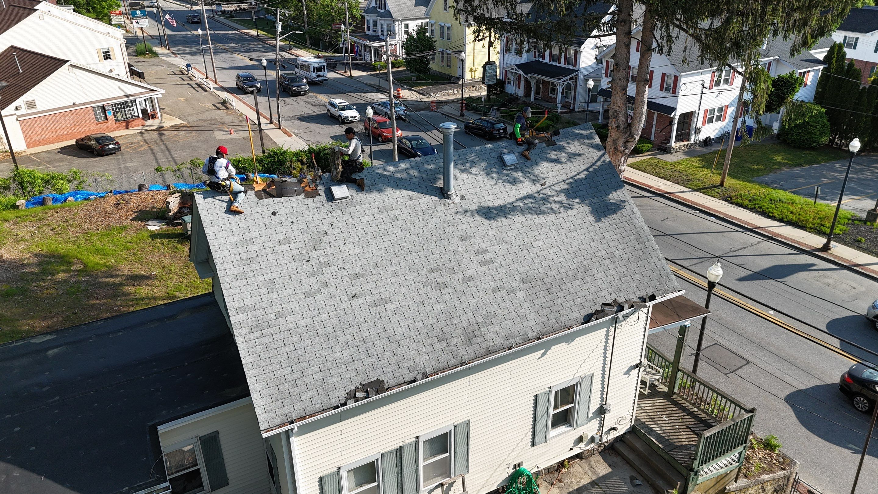 Roof Replacement & Fascia Upgrade Methuen, MA by Mighty Dog Roofing of Greater Middlesex County